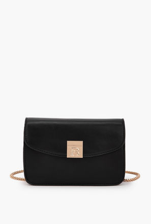 Flora Bella Logo Accent Crossbody Bag with Chain Strap-women-image-1