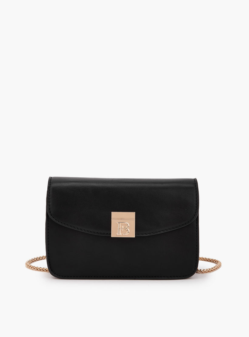 Flora Bella Logo Accent Crossbody Bag with Chain Strap-women-bagsandwallets-handbags-image-1