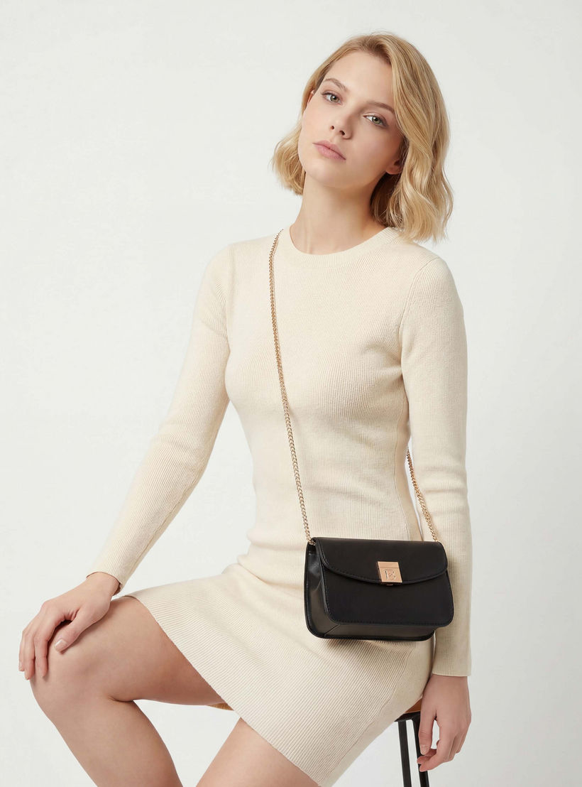 Flora Bella Logo Accent Crossbody Bag with Chain Strap-women-bagsandwallets-handbags-image-2