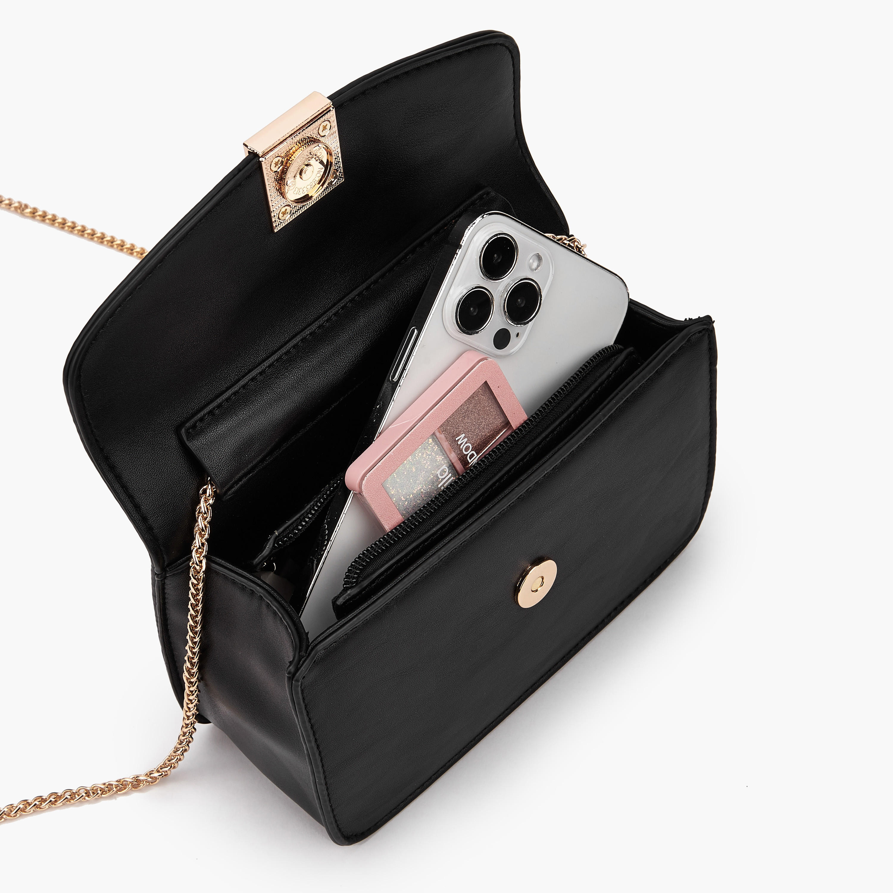 Flora Bella Logo Accent Crossbody Bag with Chain Strap-women-bagsandwallets-handbags-image-8
