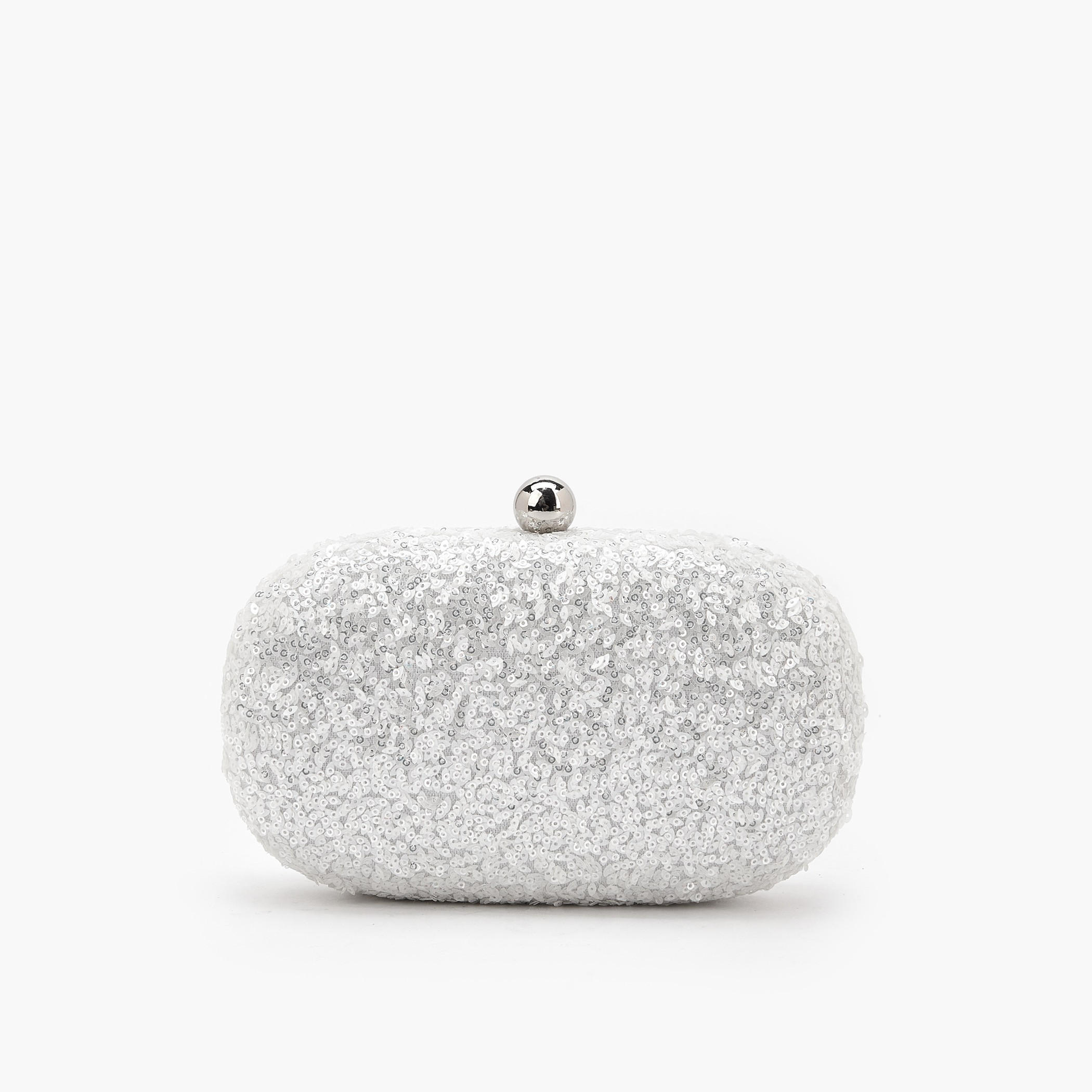 شنطة كلاتش مزينة بالترتر بحزام سلسلة من فلورا بيلا-women-bagsandwallets-handbags-image-1