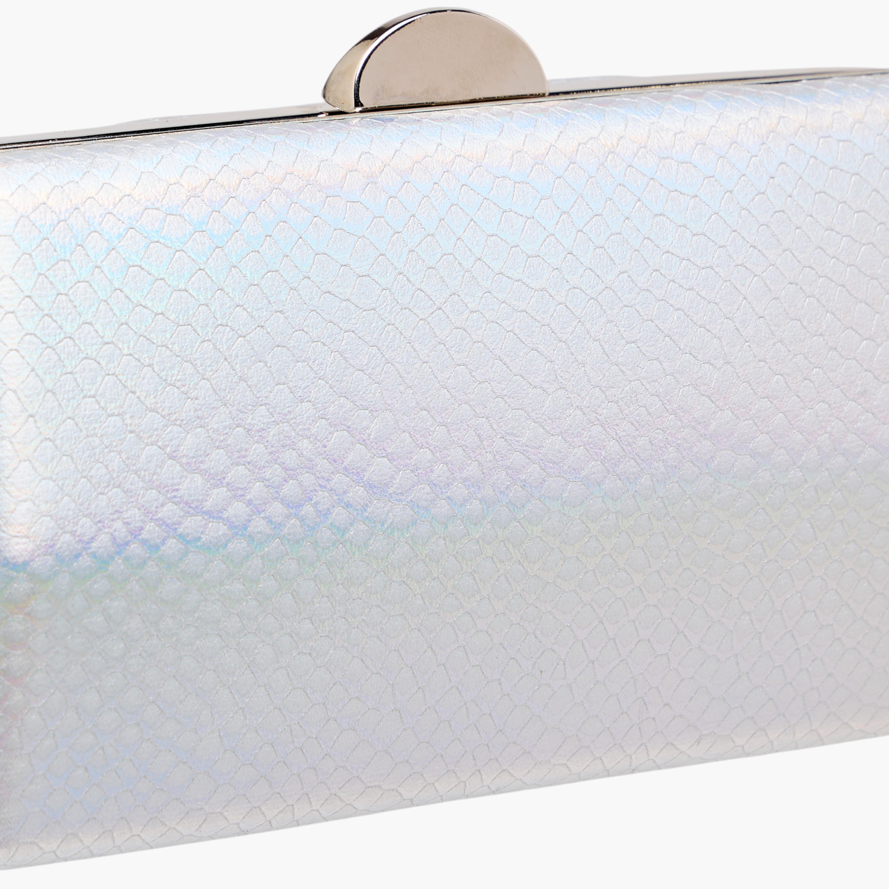 Flora Bella Iridescent Clutch with Flap Closure and Chain Strap-women-bagsandwallets-handbags-image-5