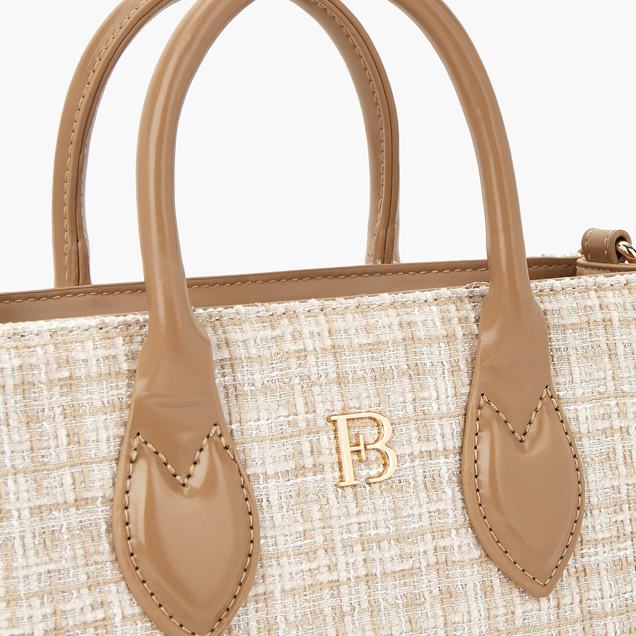 Flora Bella Textured Tote Bag with Detachable Strap and Zip Closure-women-bagsandwallets-handbags-image-4