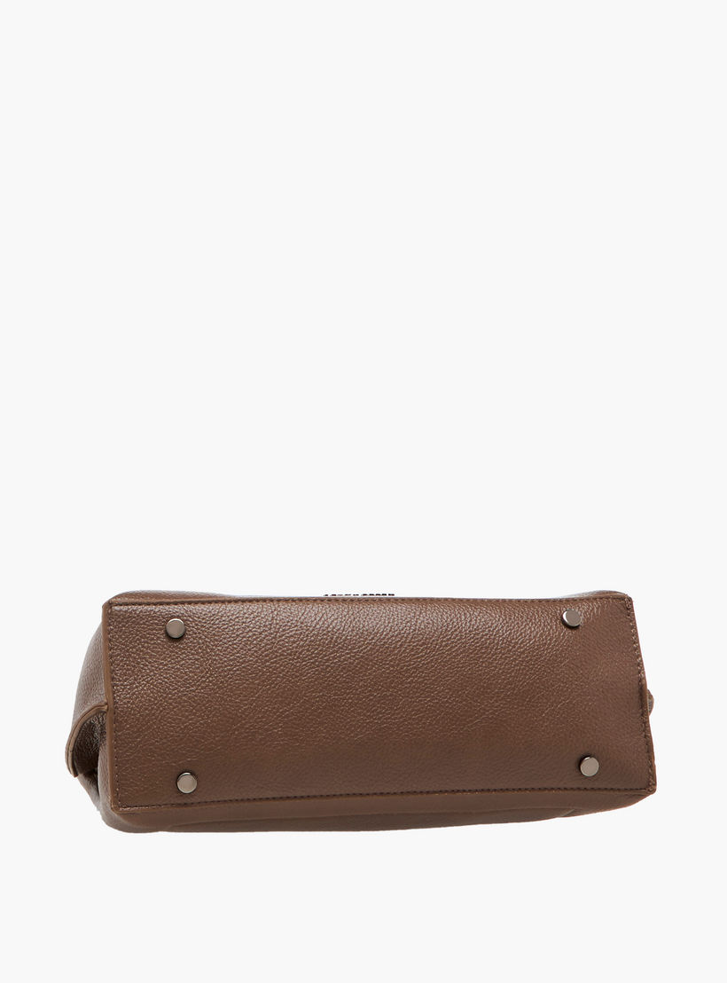 Flora Bella Solid Satchel Bag with Twist Lock Closure-women-bagsandwallets-handbags-image-7