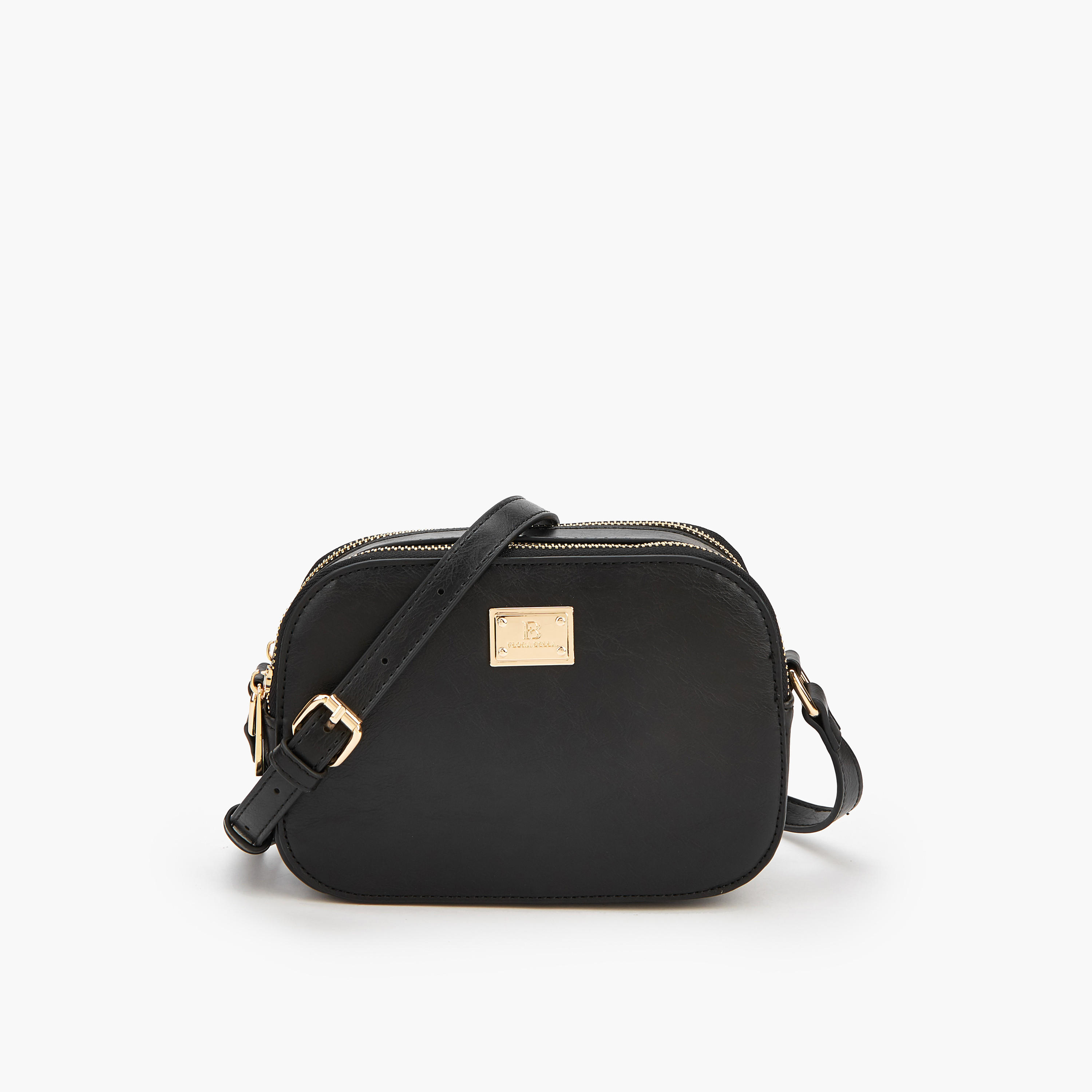 Flora Bella Logo Accent Crossbody Bag with Adjustable Shoulder Strap-women-bagsandwallets-handbags-image-1