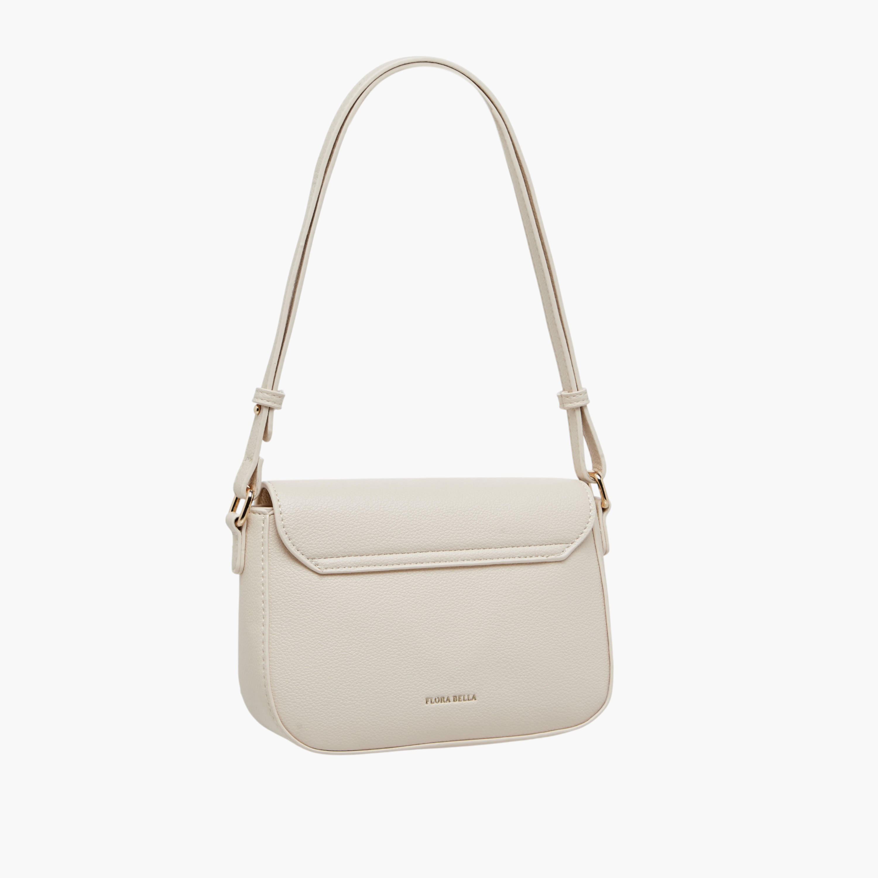 شنطة كتف سادة بطيّة إغلاق للنساء من فلورا بيلا-women-bagsandwallets-handbags-image-3