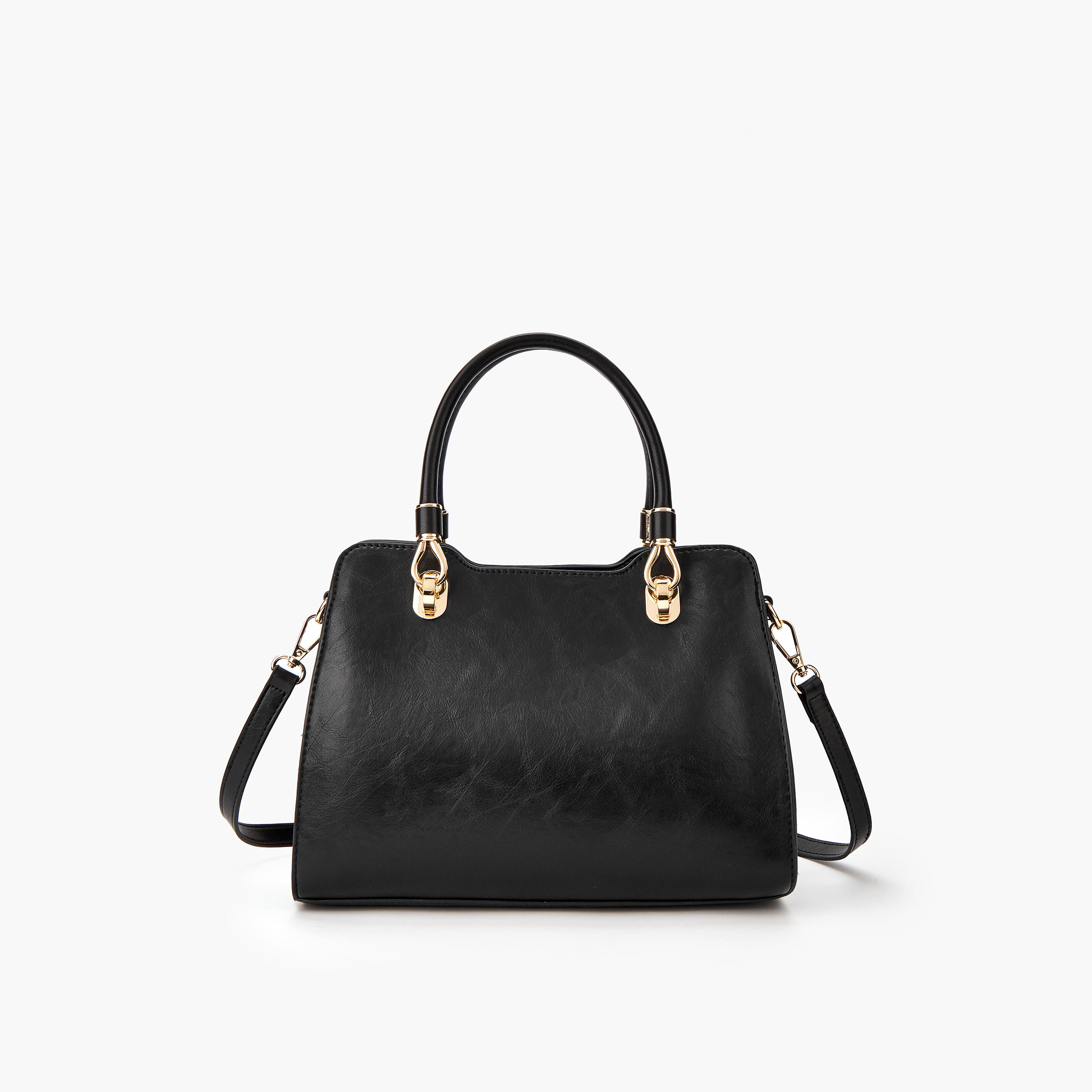 Flora Bella Solid Tote Bag with Double Handle and Zip Closure-women-bagsandwallets-handbags-image-6