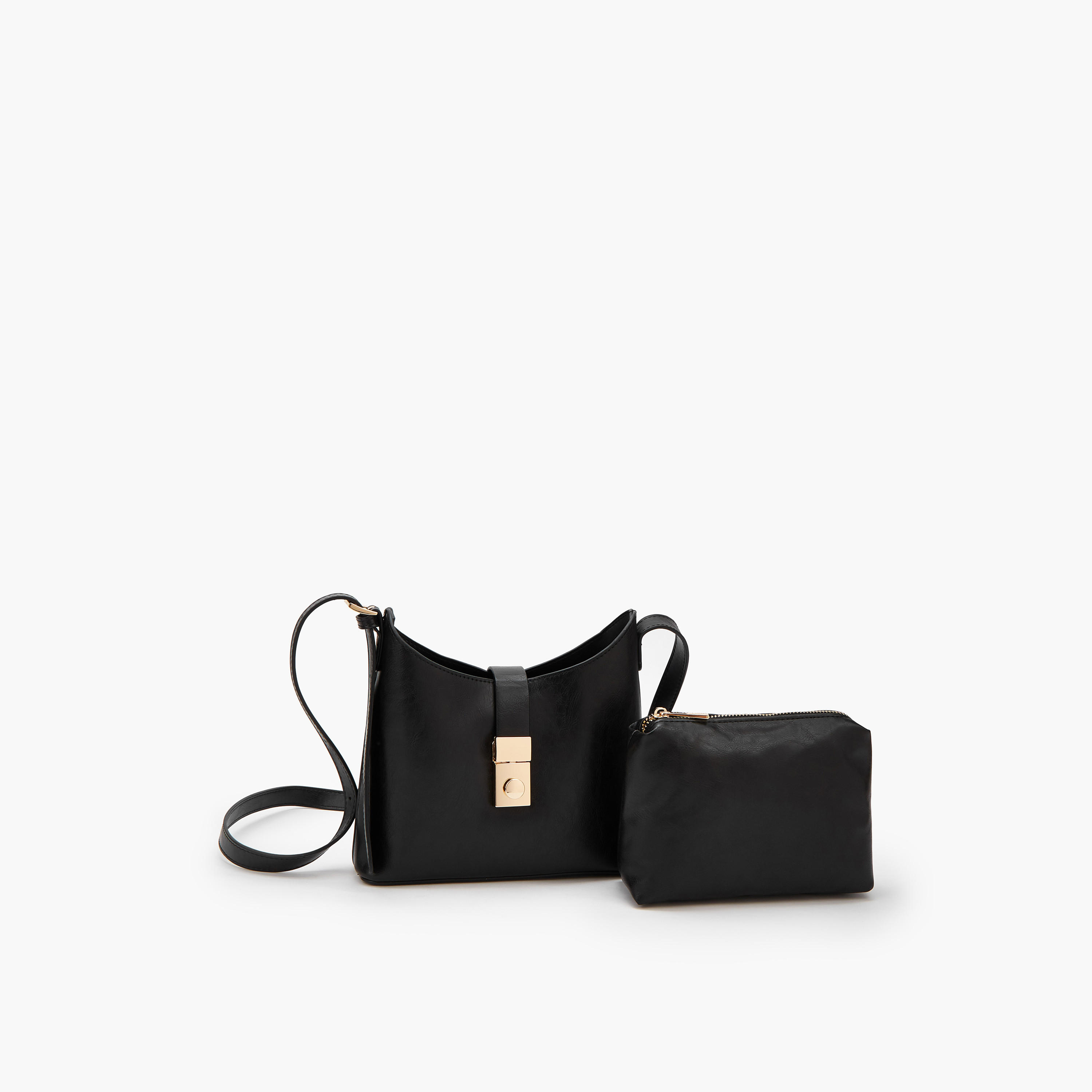 شنطة كروس بودي بحزام كتف قابل للتعديل مع شنطة صغيرة من فلورا بيلا-women-bagsandwallets-handbags-image-1