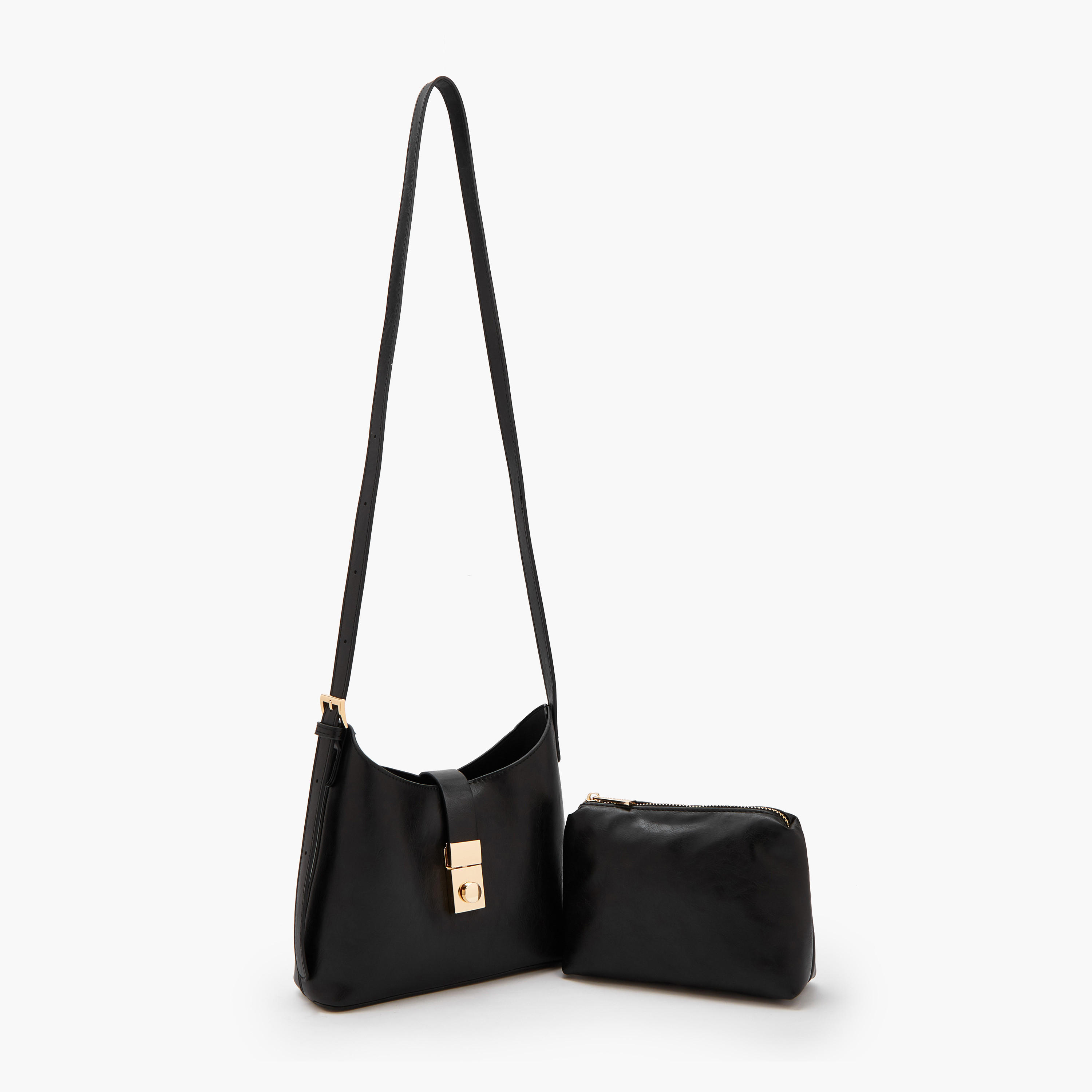 شنطة كروس بودي بحزام كتف قابل للتعديل مع شنطة صغيرة من فلورا بيلا-women-bagsandwallets-handbags-image-2