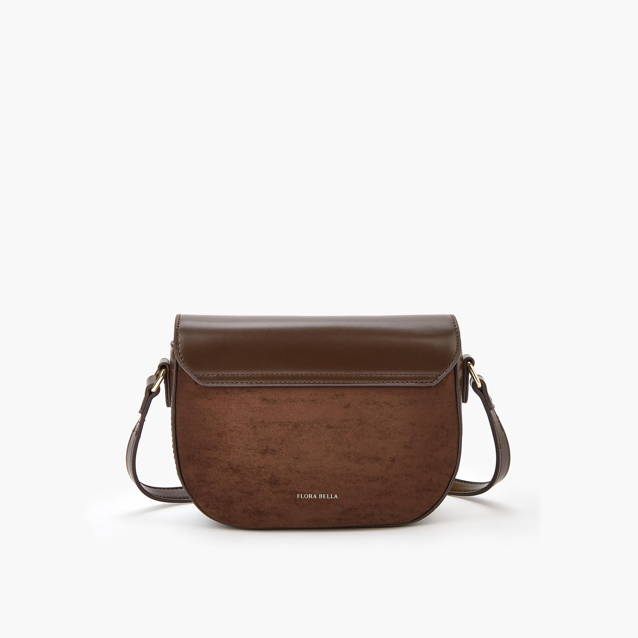 Flora Bella Solid Crossbody Bag with Adjustable Strap and Flap Closure-women-bagsandwallets-handbags-image-5