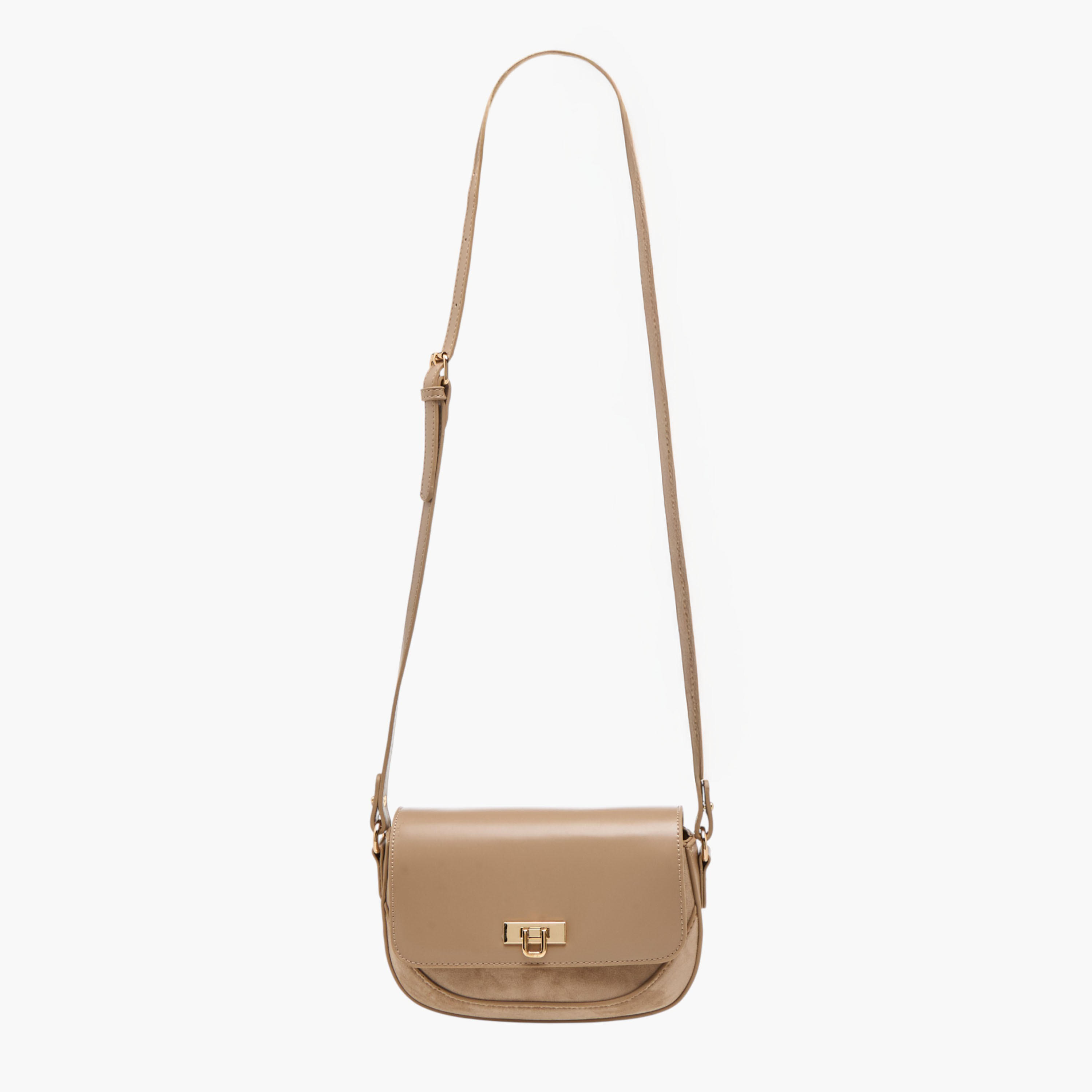شنطة كروس بودي سادة بإغلاق قفل دوار من فلورا بيلا-women-bagsandwallets-handbags-image-2