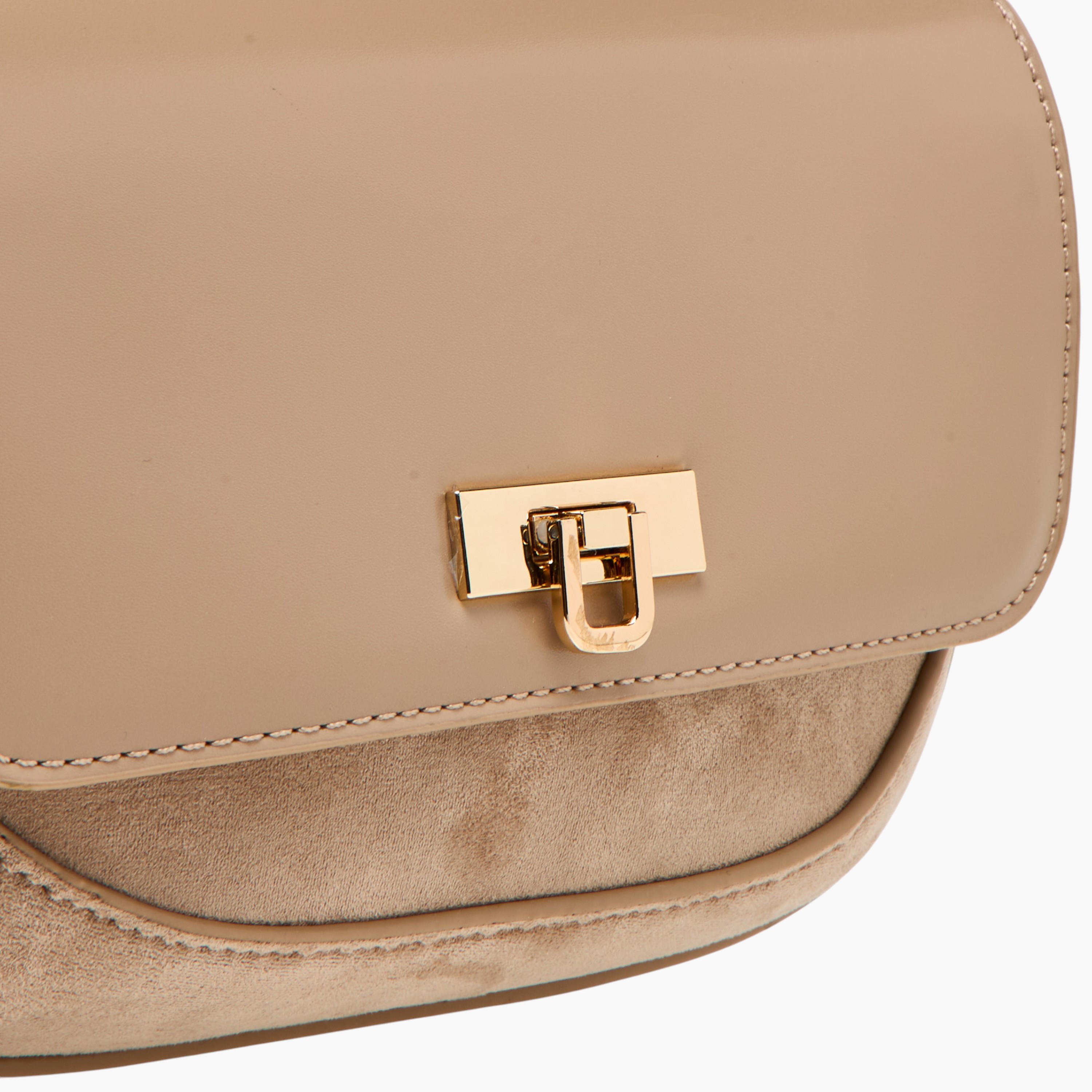 شنطة كروس بودي سادة بإغلاق قفل دوار من فلورا بيلا-women-bagsandwallets-handbags-image-4