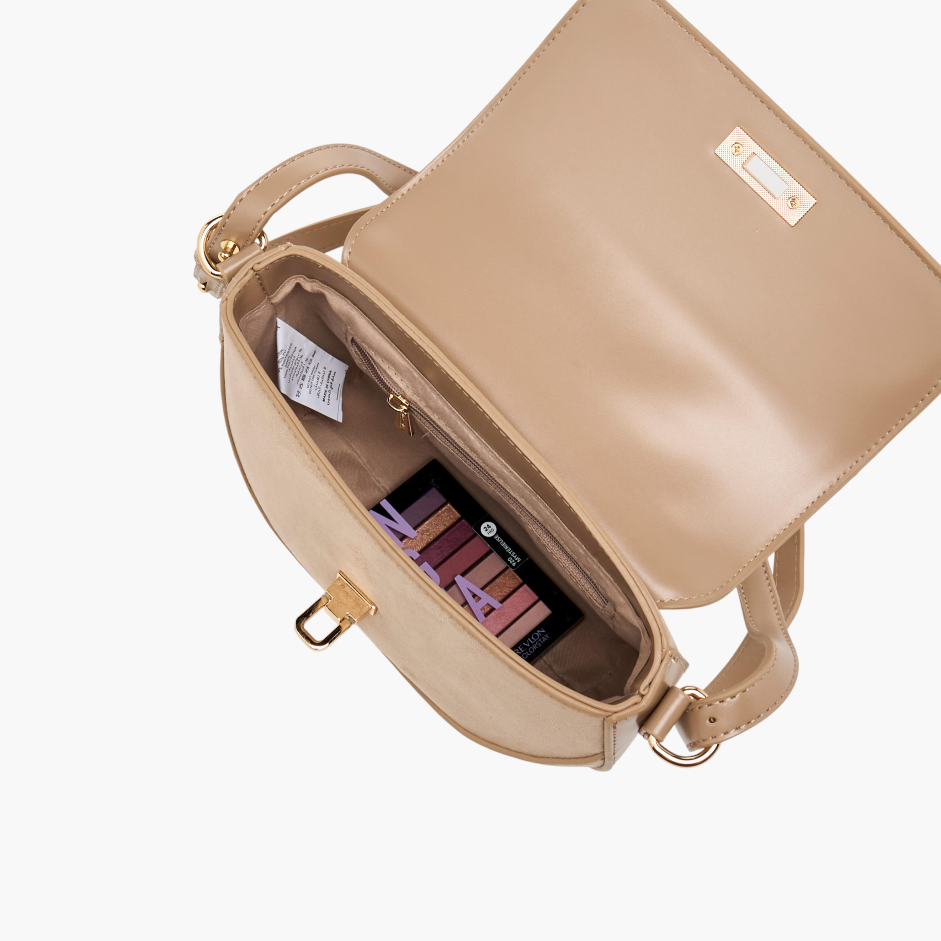 شنطة كروس بودي سادة بإغلاق قفل دوار من فلورا بيلا-women-bagsandwallets-handbags-image-8