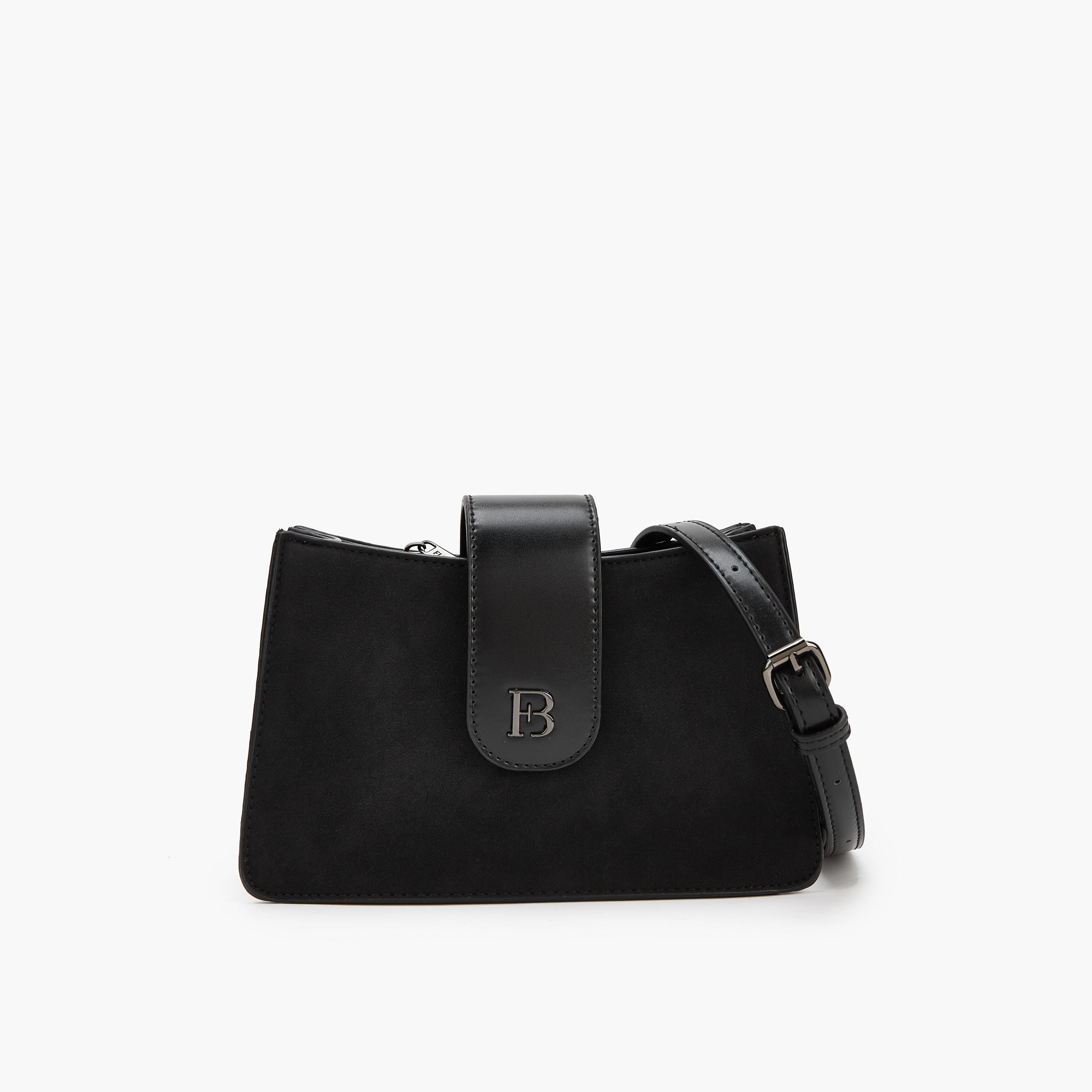 شنطة كروس بودي بحزام سلسلة وإغلاق مغناطيسي من فلورا بيلا-women-bagsandwallets-handbags-image-1