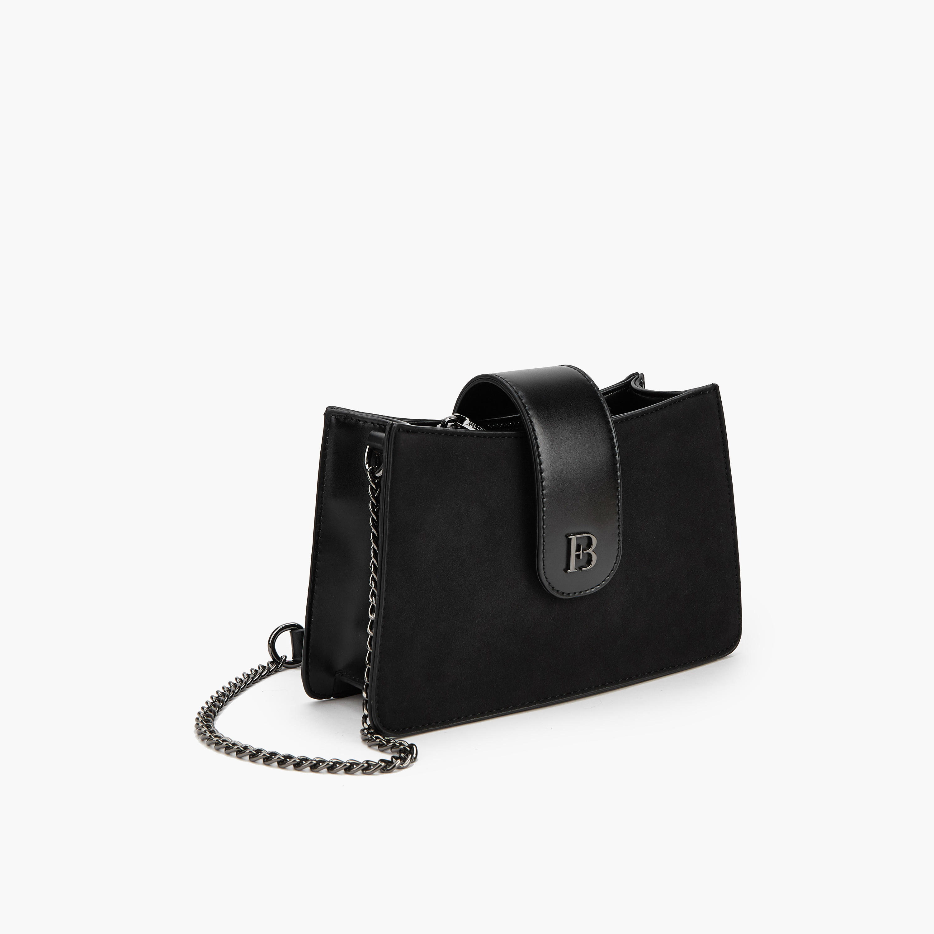 شنطة كروس بودي بحزام سلسلة وإغلاق مغناطيسي من فلورا بيلا-women-bagsandwallets-handbags-image-3