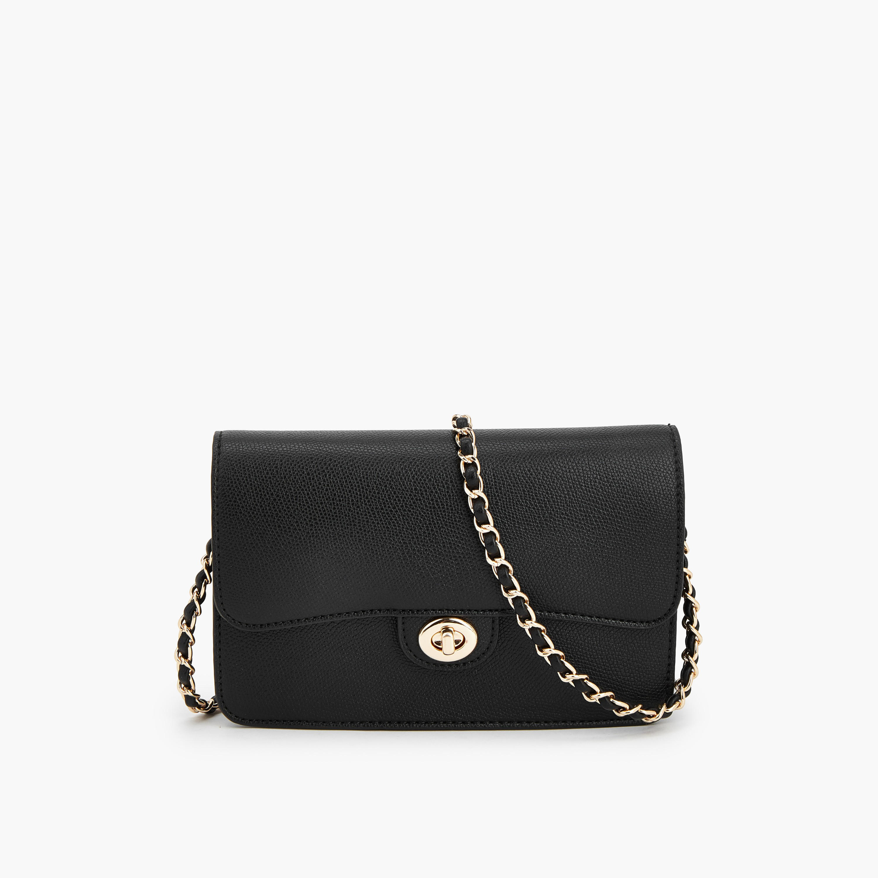 Flora Bella Textured Crossbody Bag with Twist Lock Closure-women-bagsandwallets-handbags-image-1