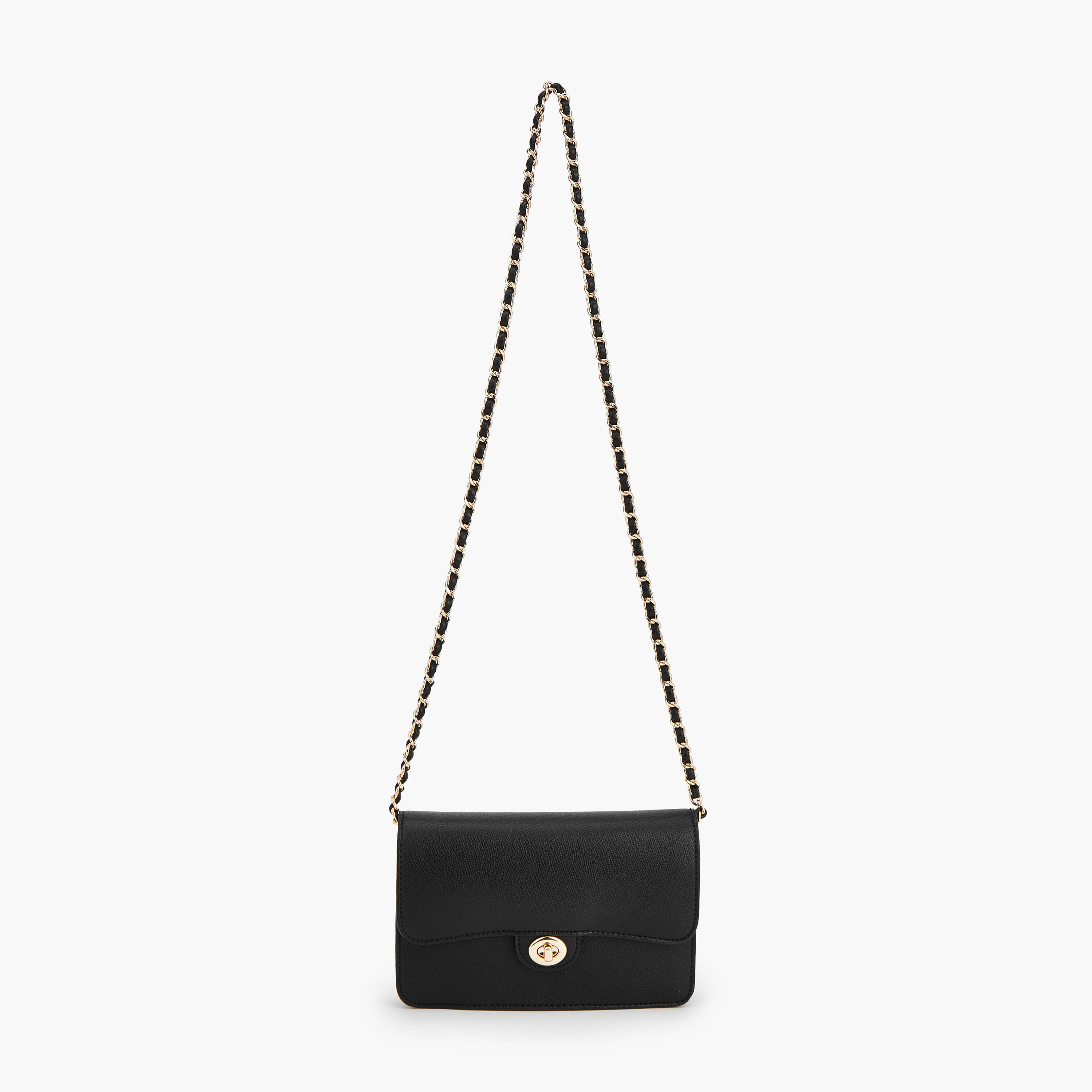 Flora Bella Textured Crossbody Bag with Twist Lock Closure-women-bagsandwallets-handbags-image-3