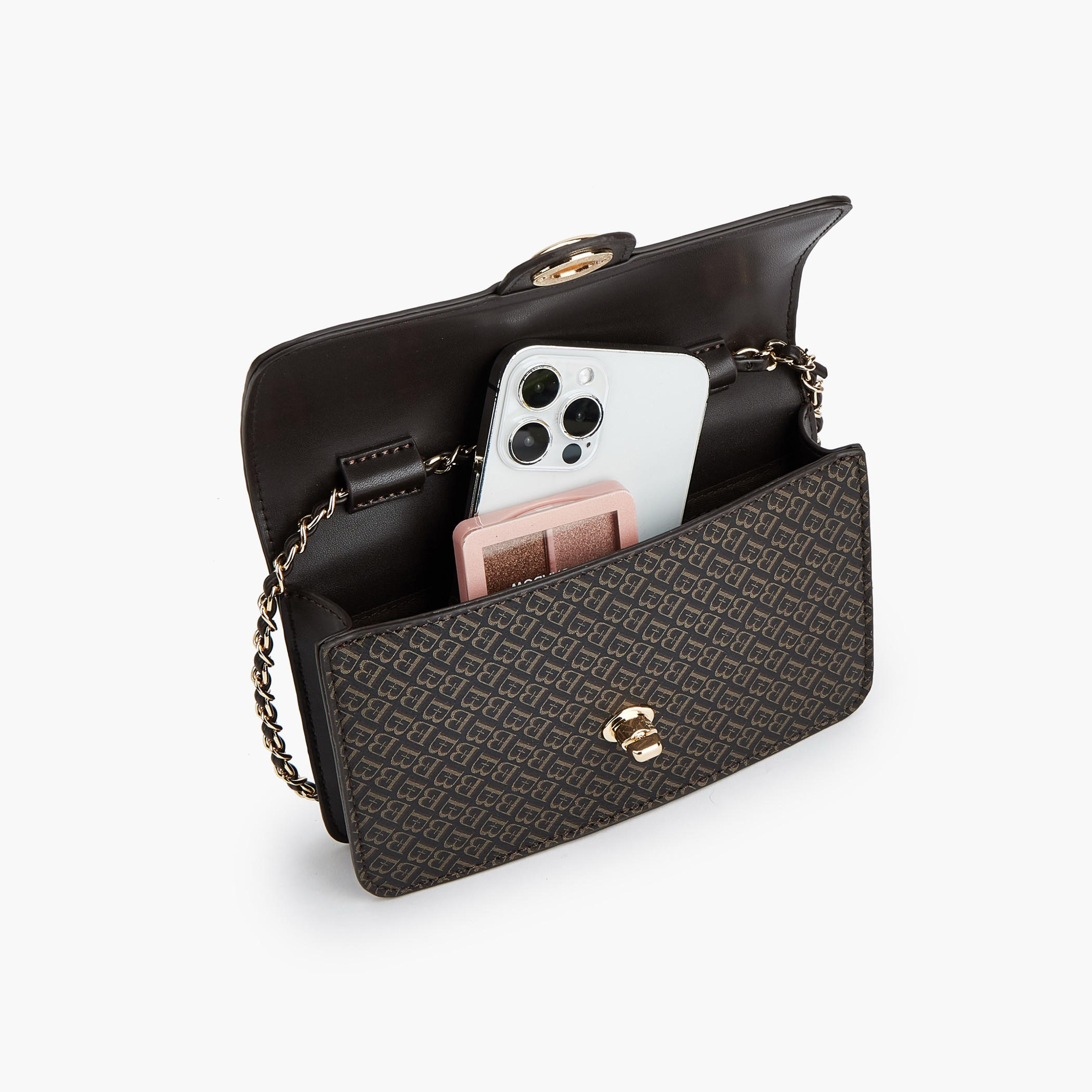 شنطة كروس بودي بطبعات مونوجرام وقفل إغلاق دوّار من فلورا بيلا-women-bagsandwallets-handbags-image-8