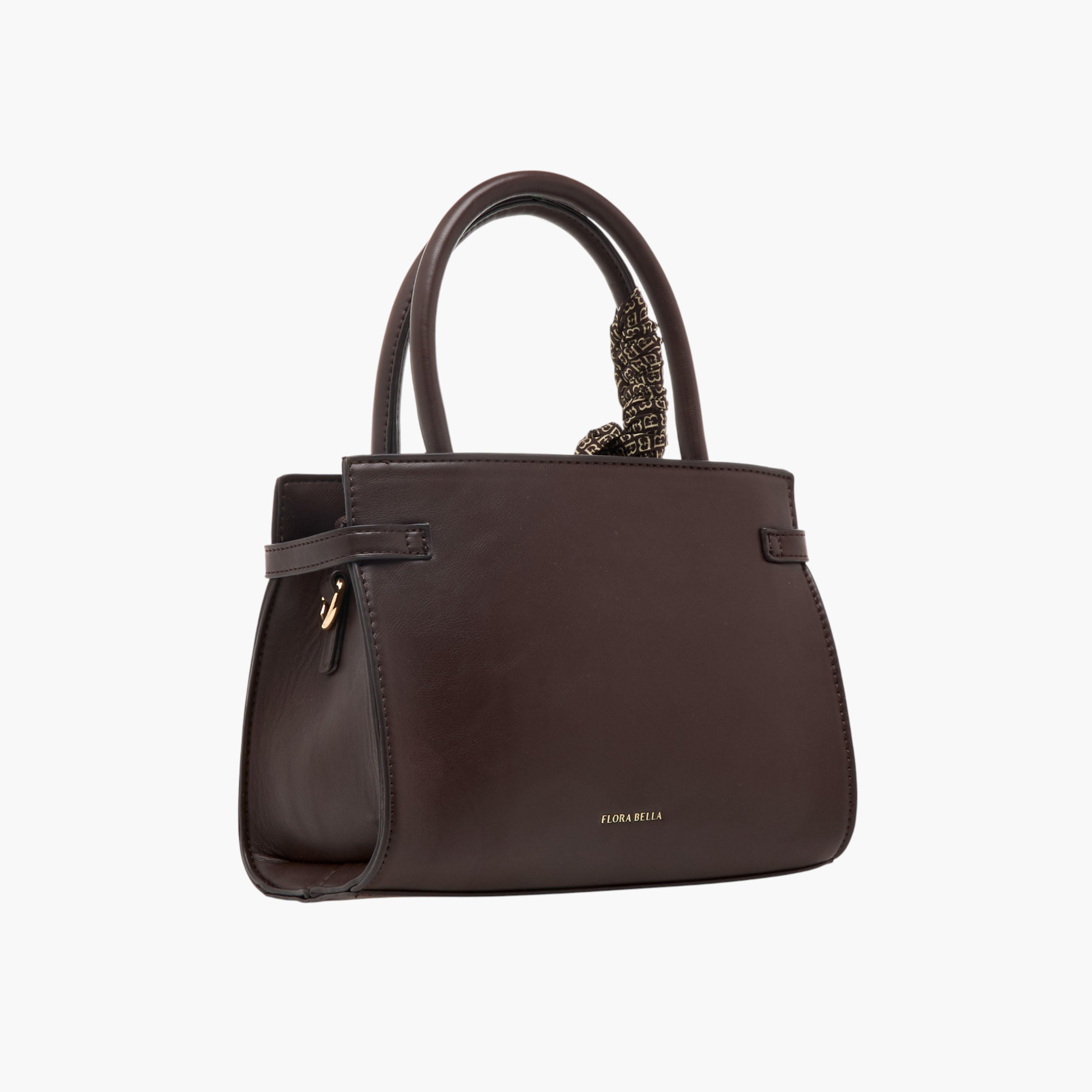 Flora Bella Solid Tote Bag with Scarf Detail-women-bagsandwallets-handbags-image-3