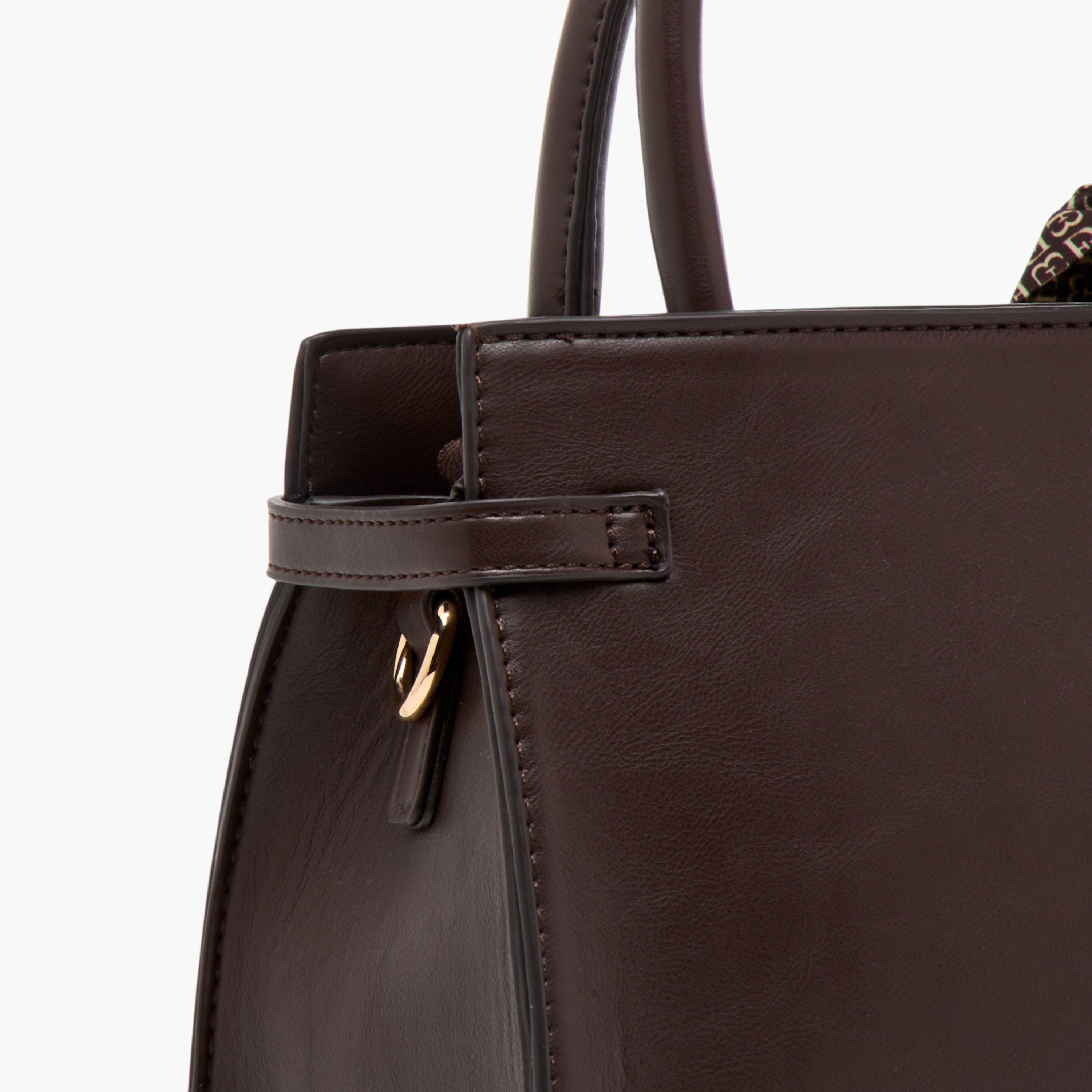 Flora Bella Solid Tote Bag with Scarf Detail-women-bagsandwallets-handbags-image-5
