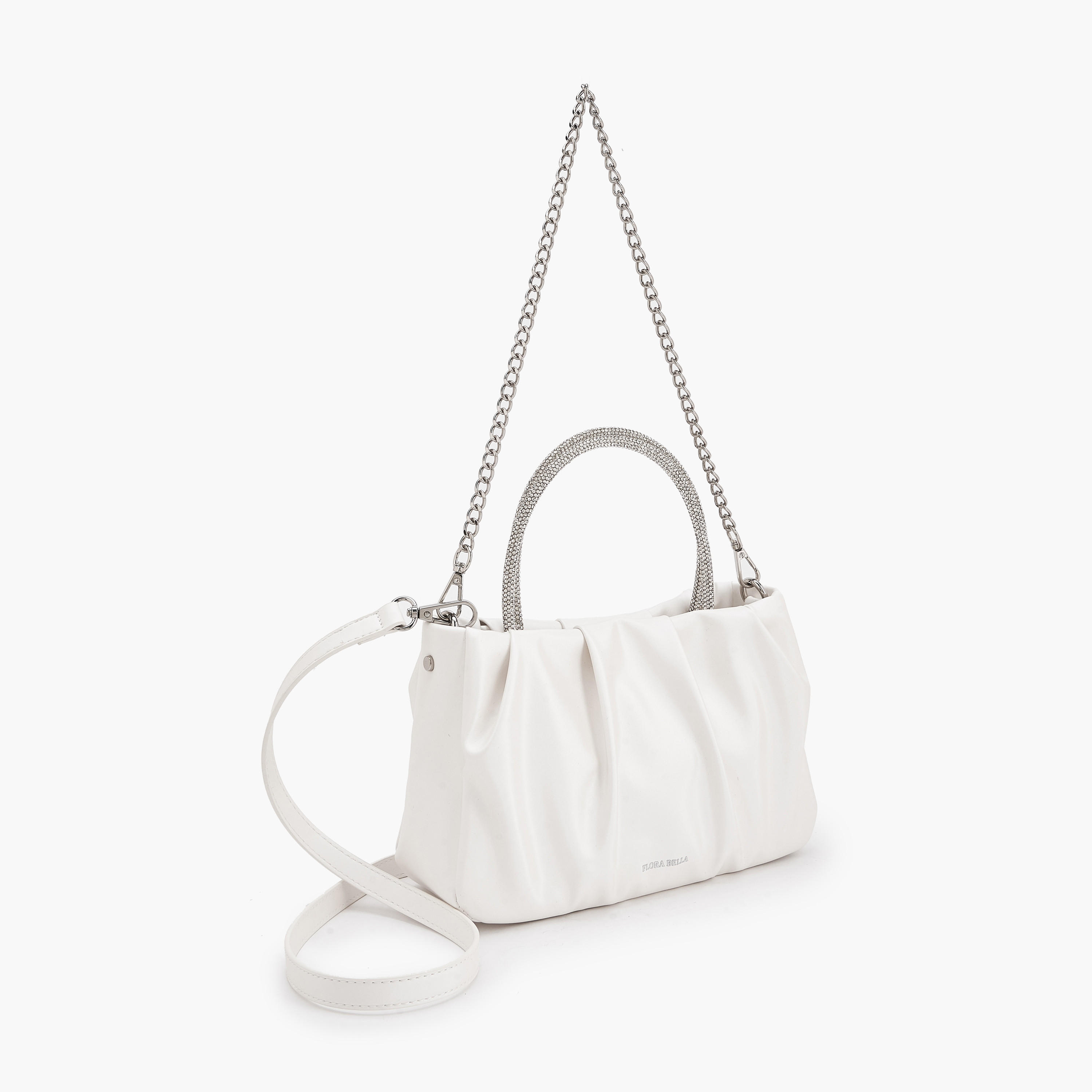 شنطة توت كشكش بمقبض مزين بالحجر من فلورا بيلا-women-bagsandwallets-handbags-image-4