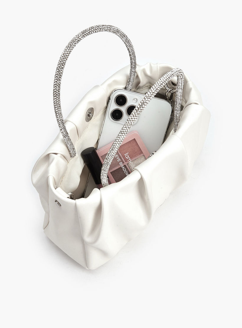 شنطة توت كشكش بمقبض مزين بالحجر من فلورا بيلا-women-bagsandwallets-handbags-image-8
