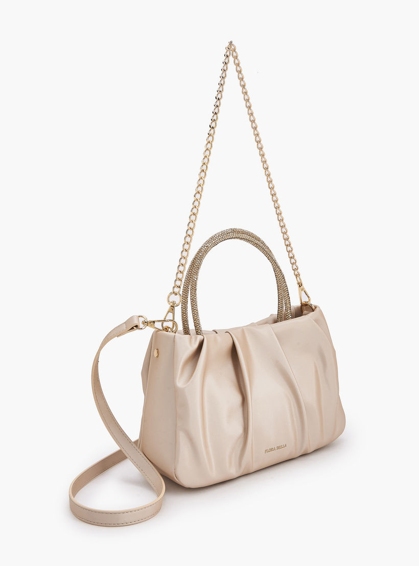 شنطة توت كشكش بمقبض مزين بالحجر من فلورا بيلا-women-bagsandwallets-handbags-image-4