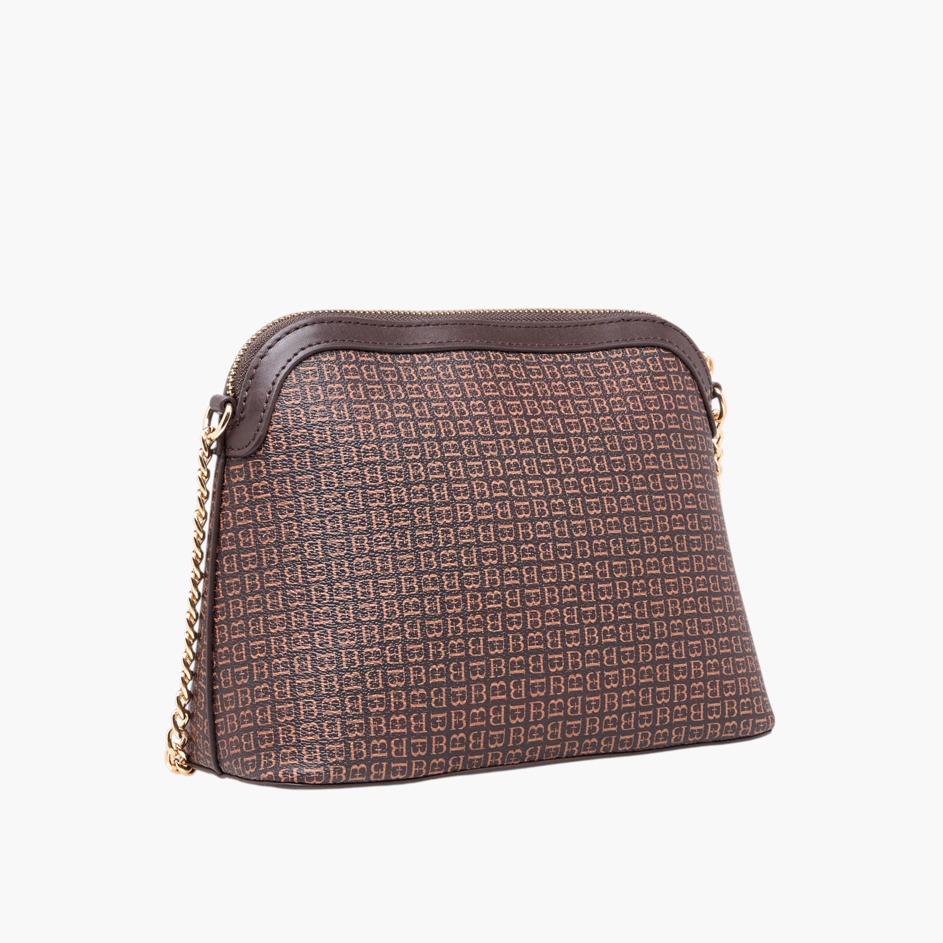 شنطة كروس بودي بطبعات مونوجرام وحزام سلسلة من فلورا بيلا-women-bagsandwallets-handbags-image-3