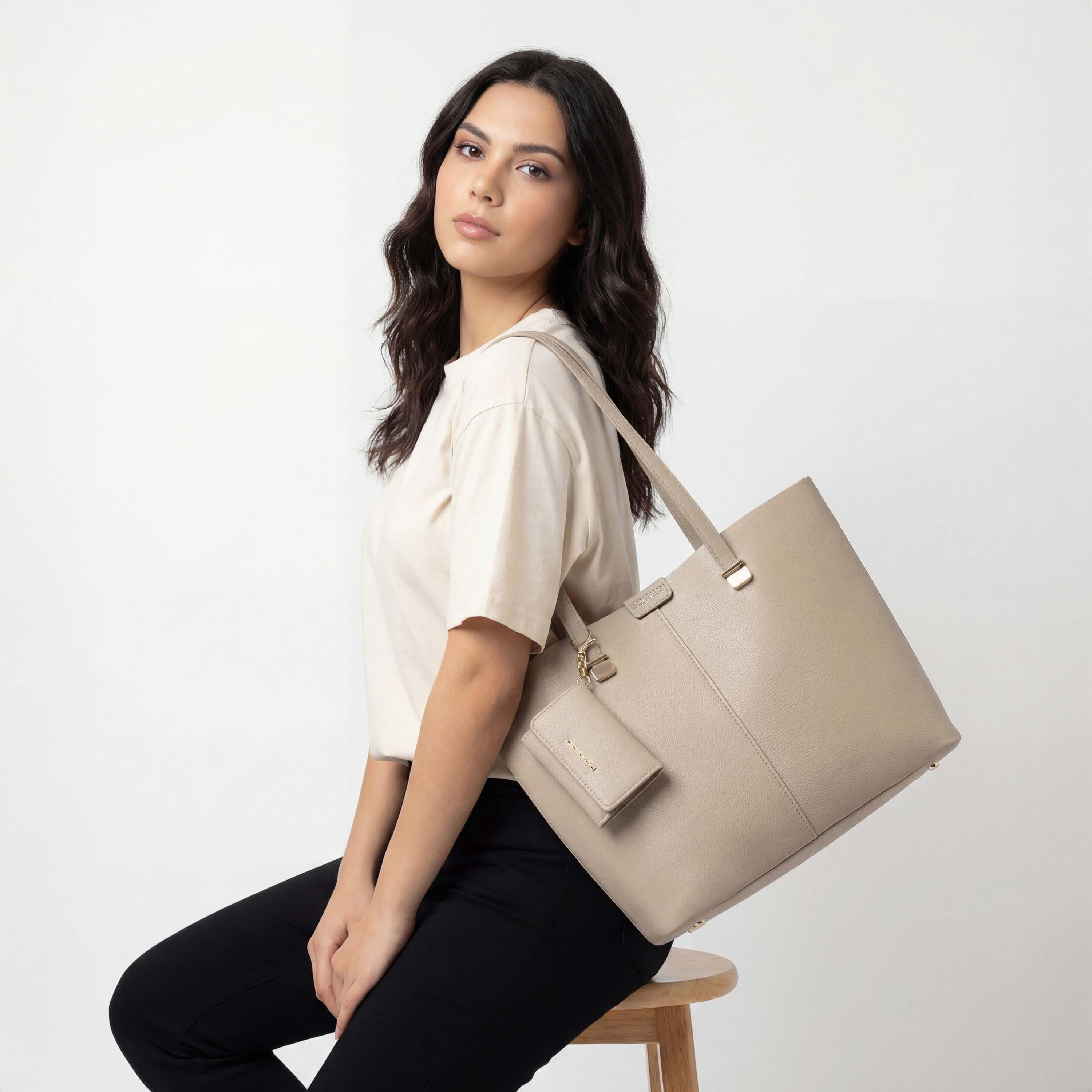 Flora Bella Double Handle Tote Bag with Detachable Pouch-women-bagsandwallets-handbags-image-2