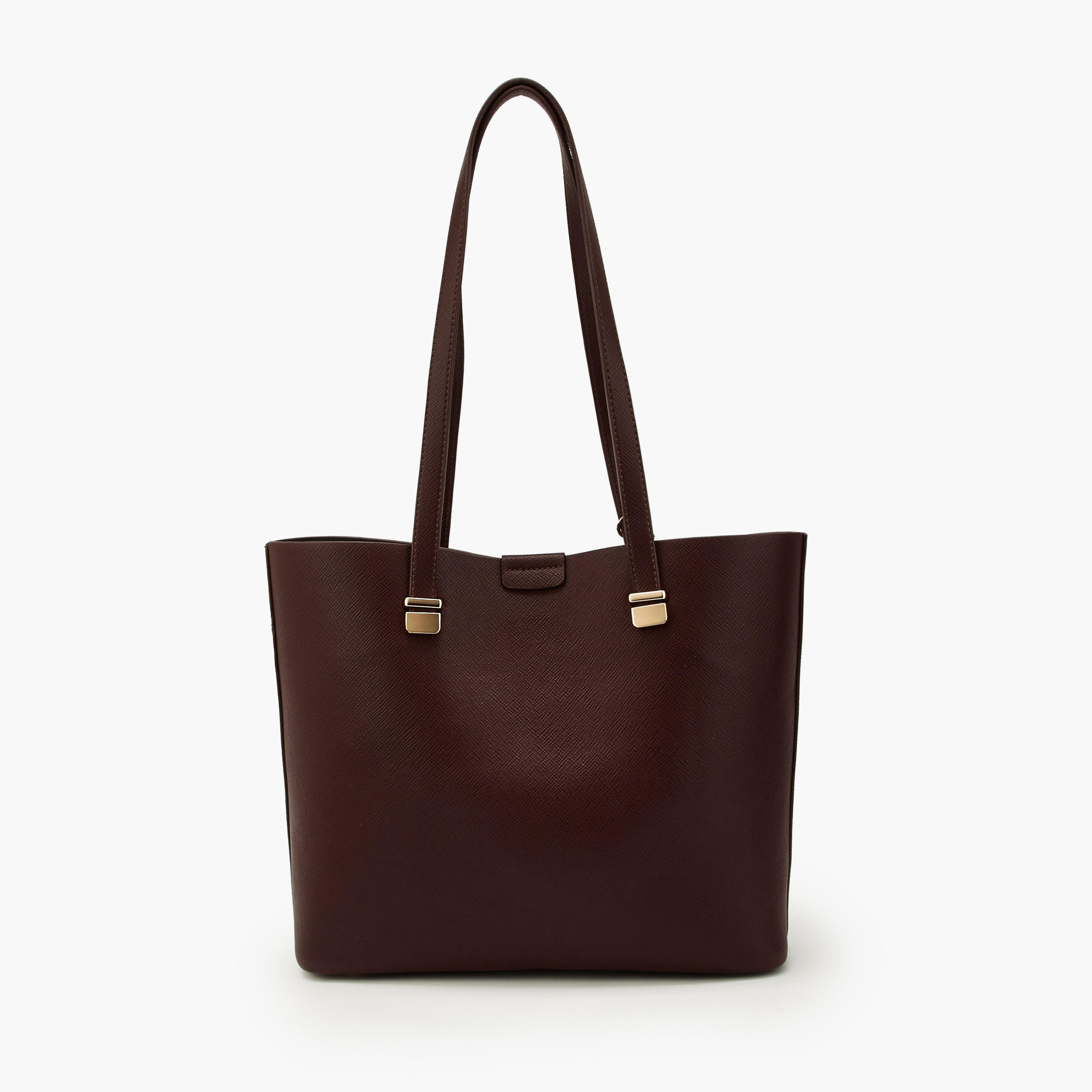 Flora Bella Textured Tote Bag with Pouch and Card Holder-women-bagsandwallets-handbags-image-9