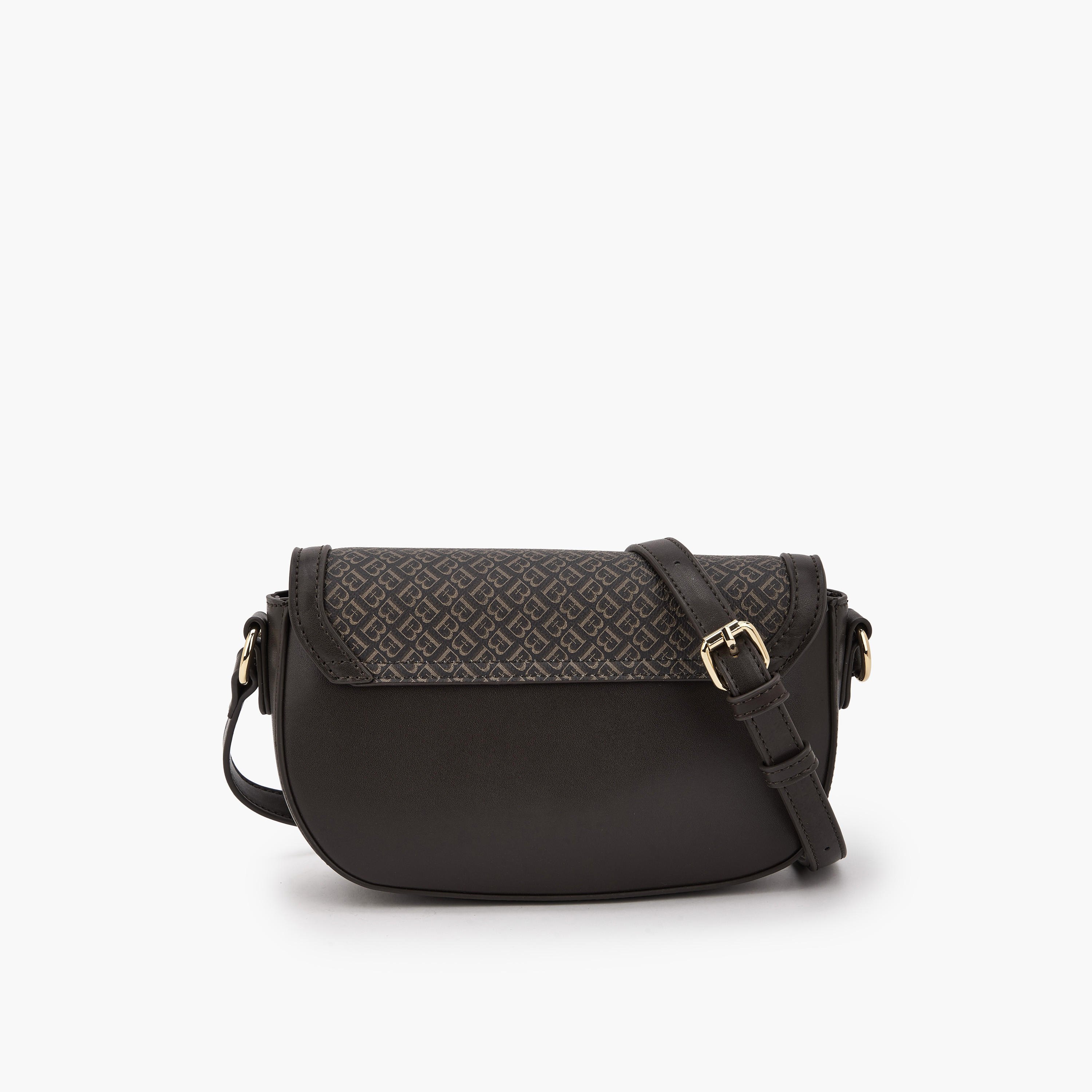 شنطة كروس بودي بطبعات مونوجرام مع حزام قابل للتعديل من فلورا بيلا-women-bagsandwallets-handbags-image-5