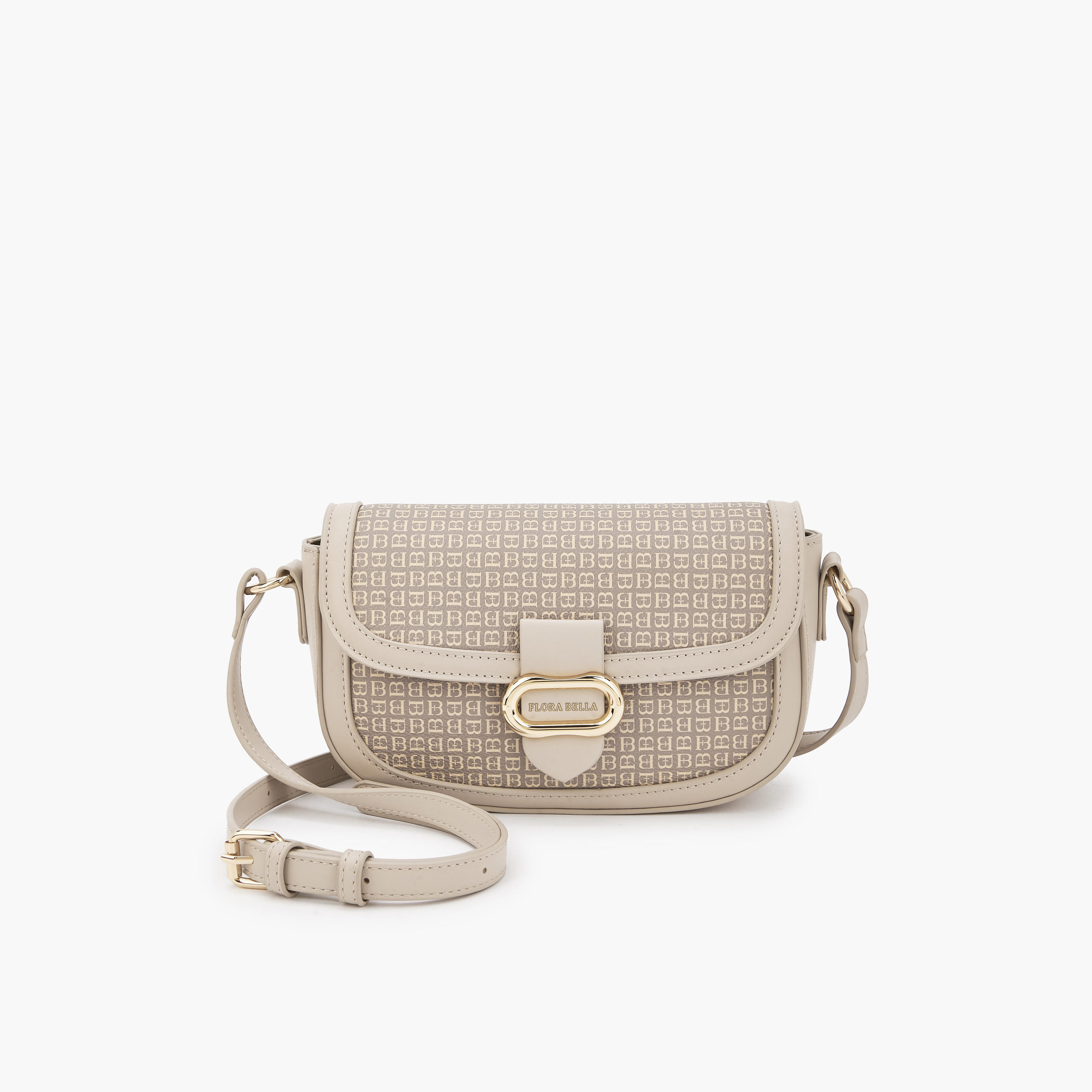 شنطة كروس بودي بطبعات مونوجرام مع حزام قابل للتعديل من فلورا بيلا-women-bagsandwallets-handbags-image-8