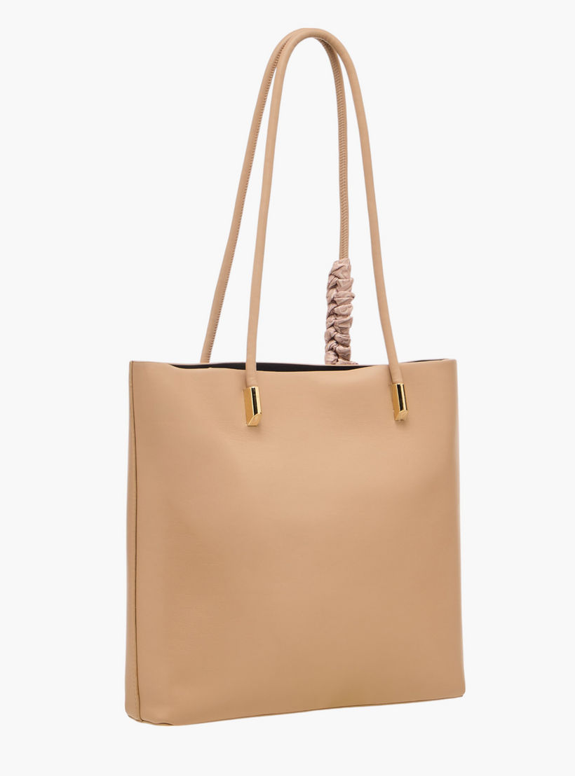 شنطة توتي سادة مزينة بوشاح مونوجرام مع شنطة صغيرة من من فلورا بيلا-women-bagsandwallets-handbags-image-6