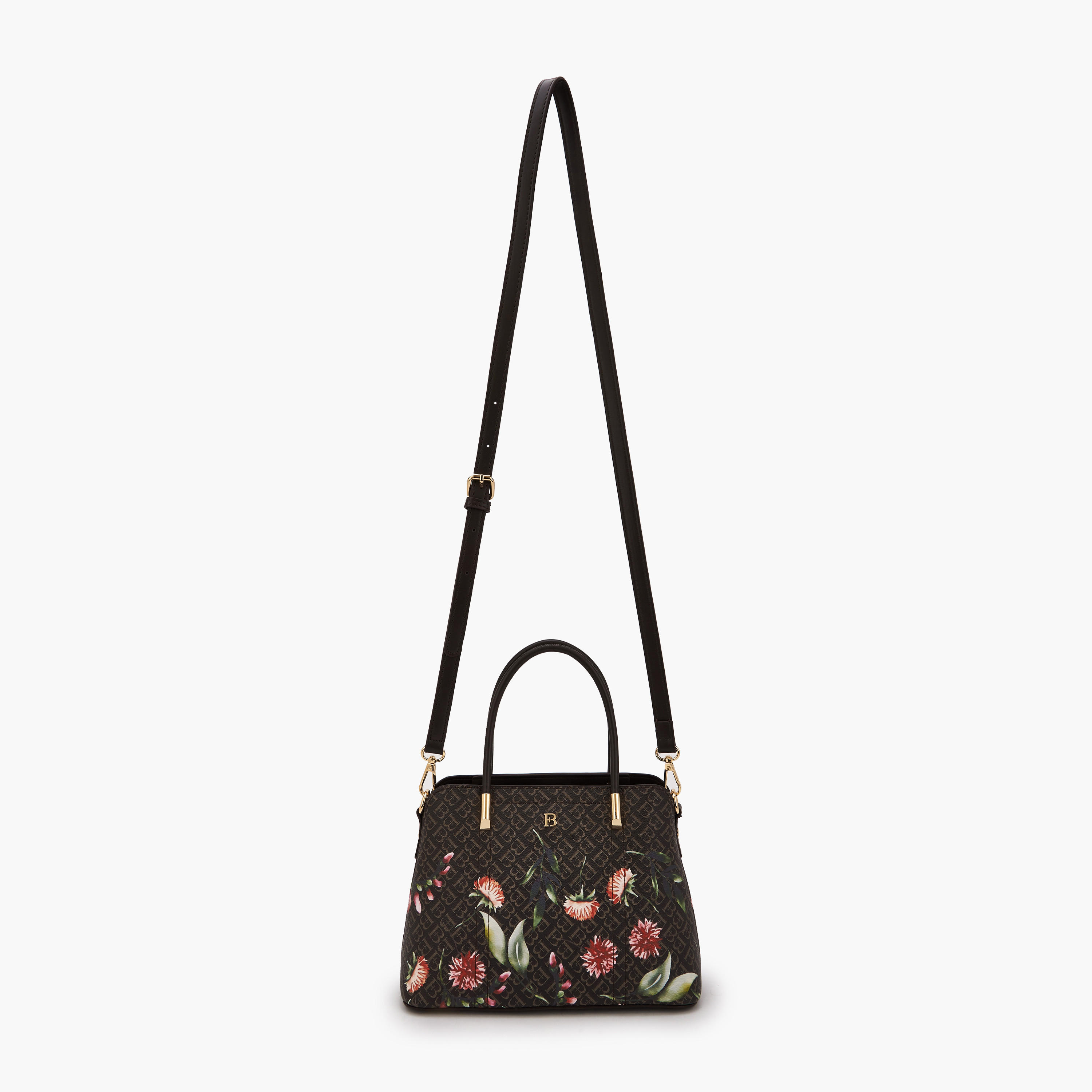 Flora Bella Monogram Print Tote Bag with Double Handles-women-bagsandwallets-handbags-image-3