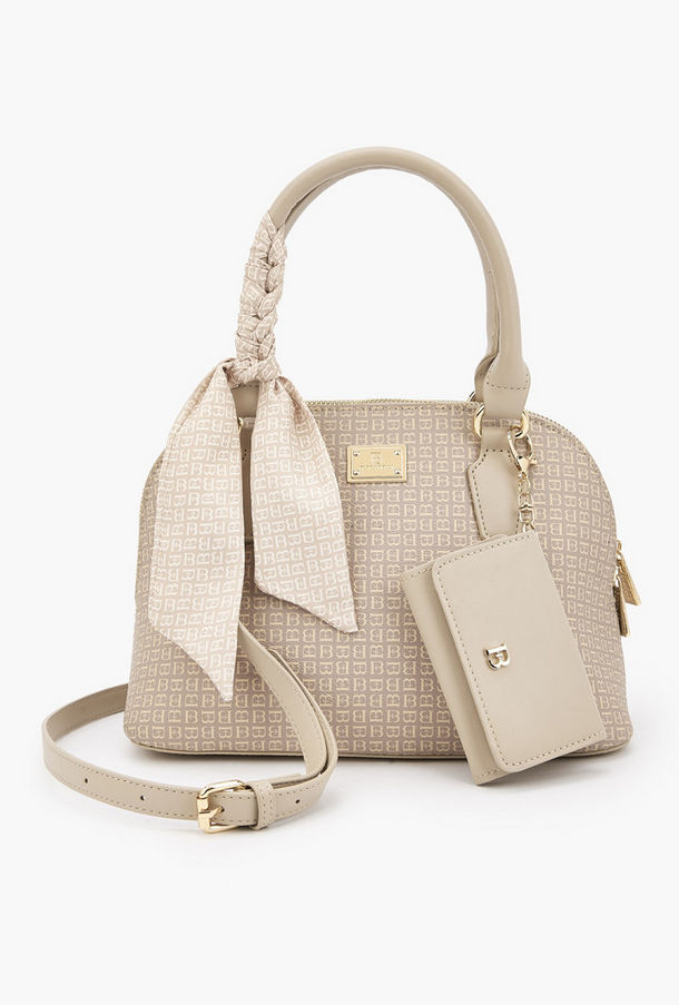 Flora Bella Monogram Print Tote Bag with Detachable Strap-women-image-1