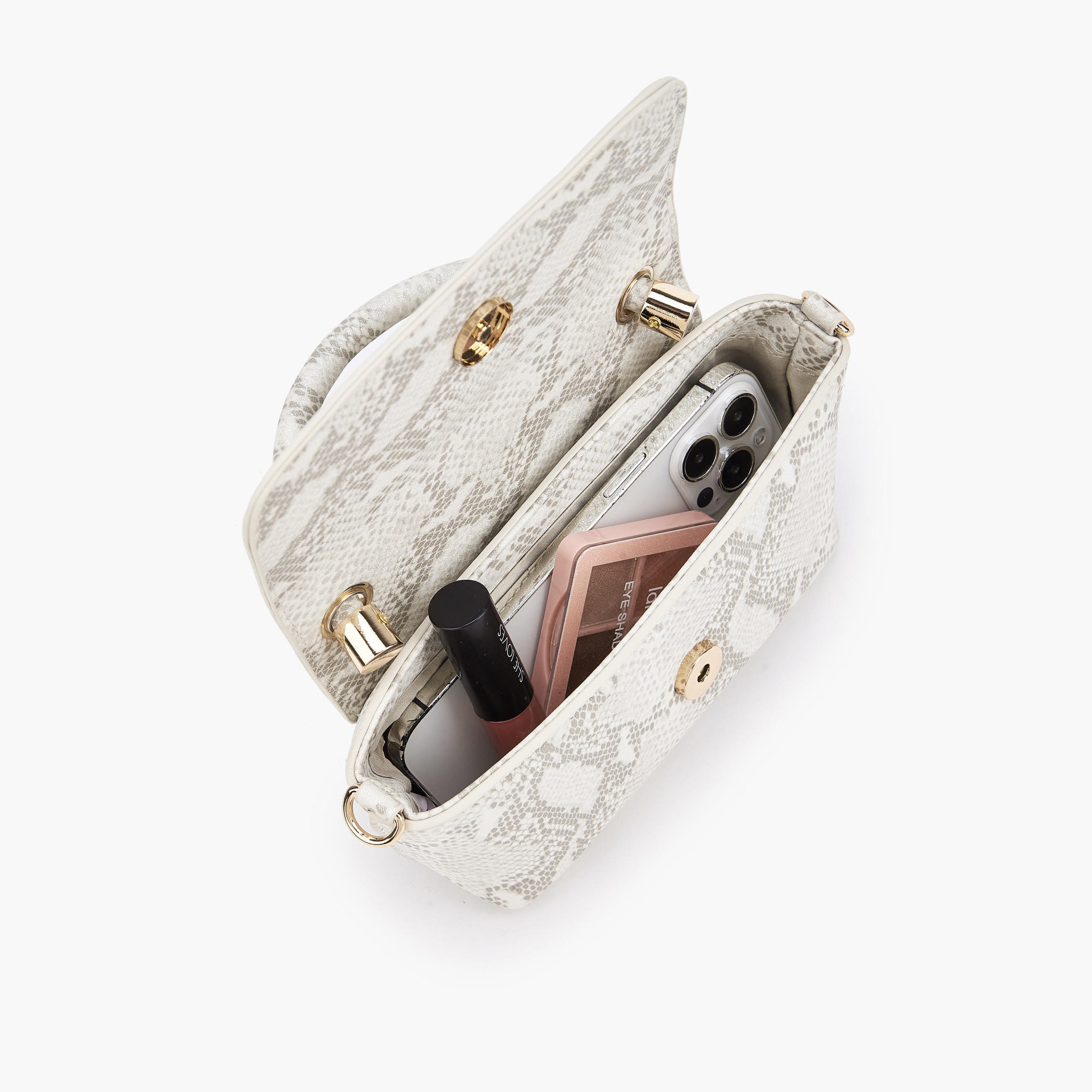 شنطة كروس بطبعات حيوانية وحزام سلسلة من فلورا بيلا-women-bagsandwallets-handbags-image-8