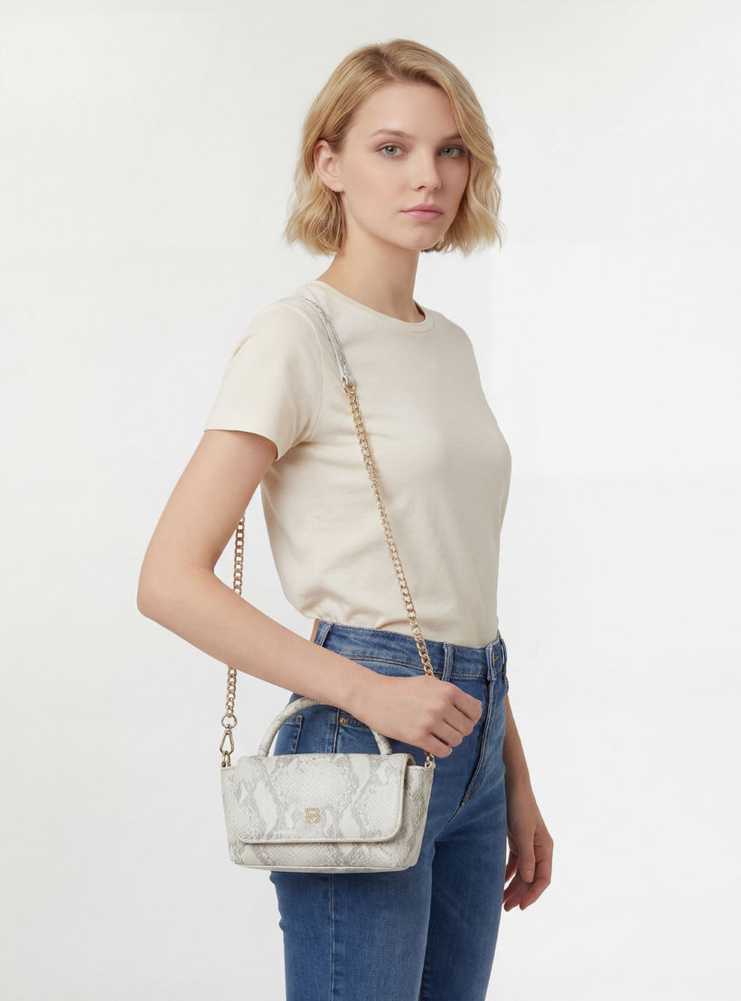 شنطة كروس بطبعات حيوانية وحزام سلسلة من فلورا بيلا-women-bagsandwallets-handbags-image-2