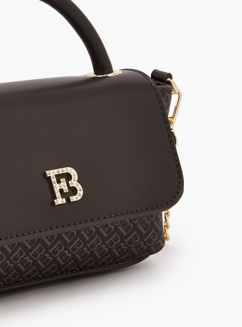 شنطة كروس بودي بطبعات مونوجرام وحزام سلسلة من فلورا بيلا-women-bagsandwallets-handbags-image-5