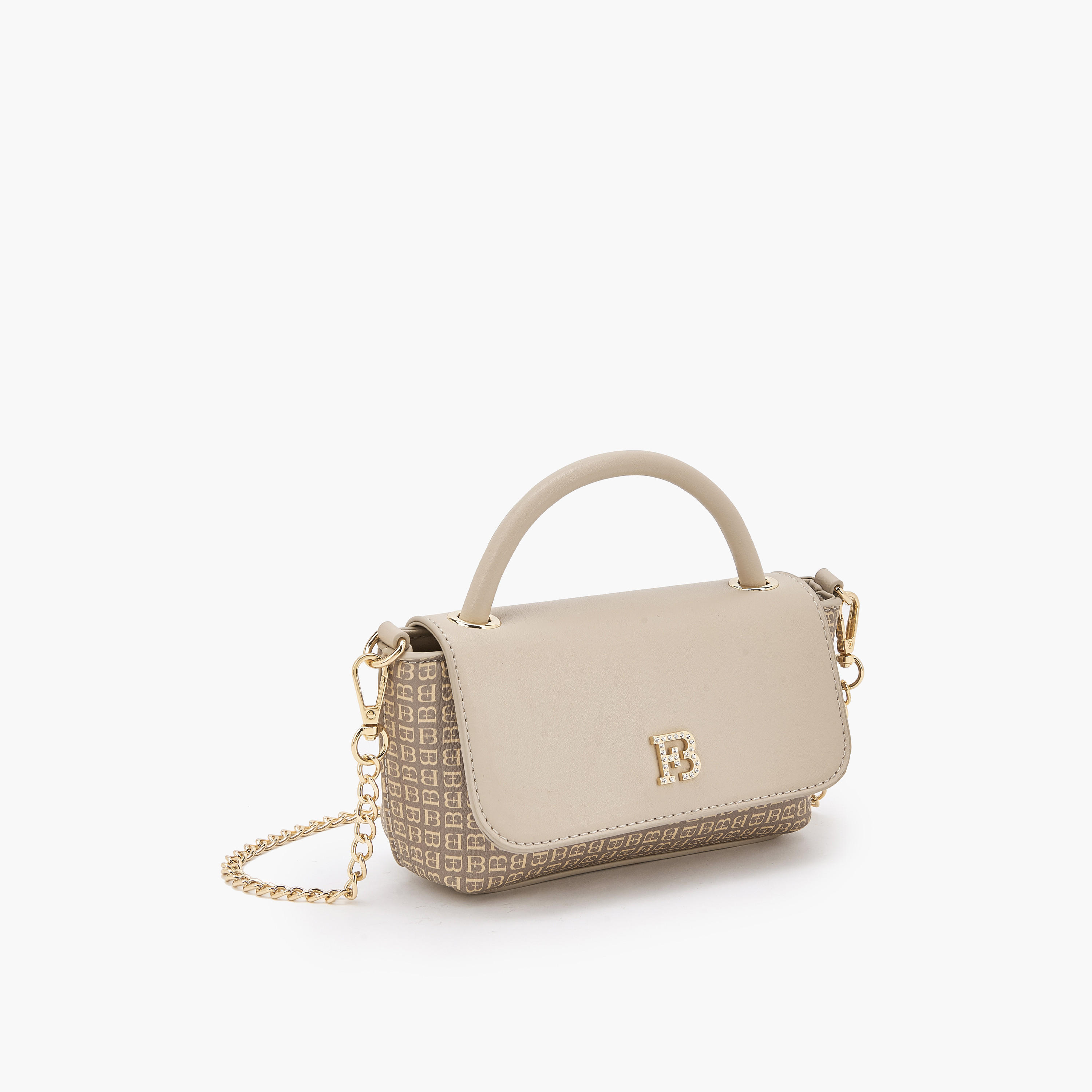 شنطة كروس بودي بطبعات مونوجرام وحزام سلسلة من فلورا بيلا-women-bagsandwallets-handbags-image-4