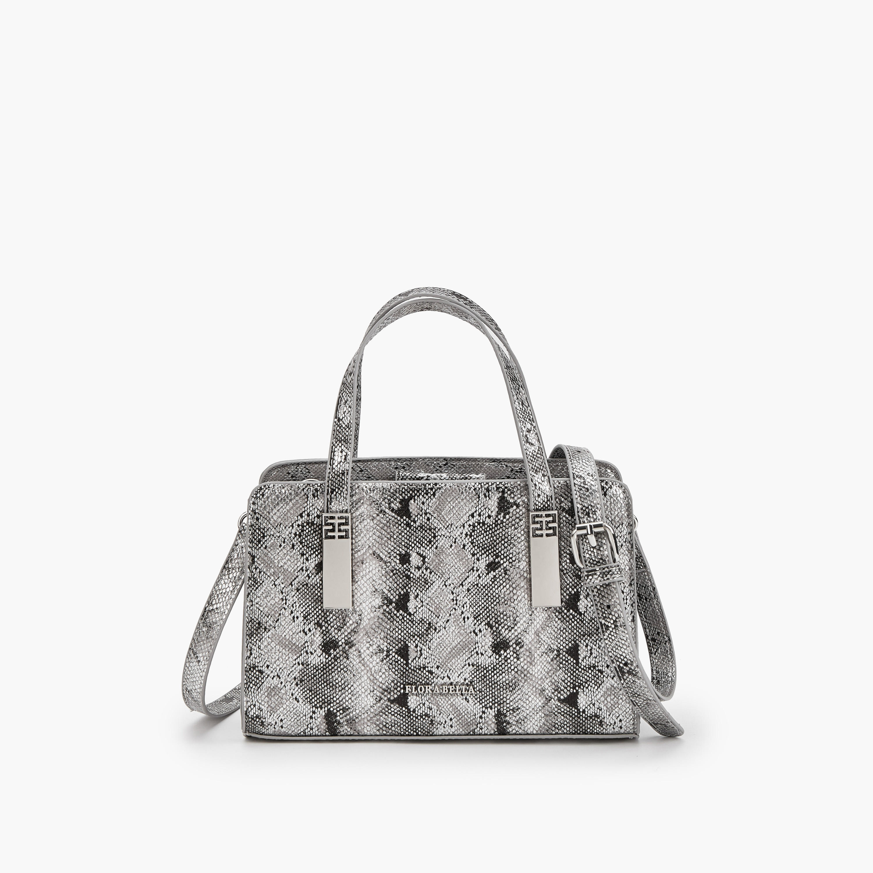 شنطة توتي بحزام قابل للفصل وسحاب إغلاق وطبعات حيوانات من فلورا بيلا-women-bagsandwallets-handbags-image-1