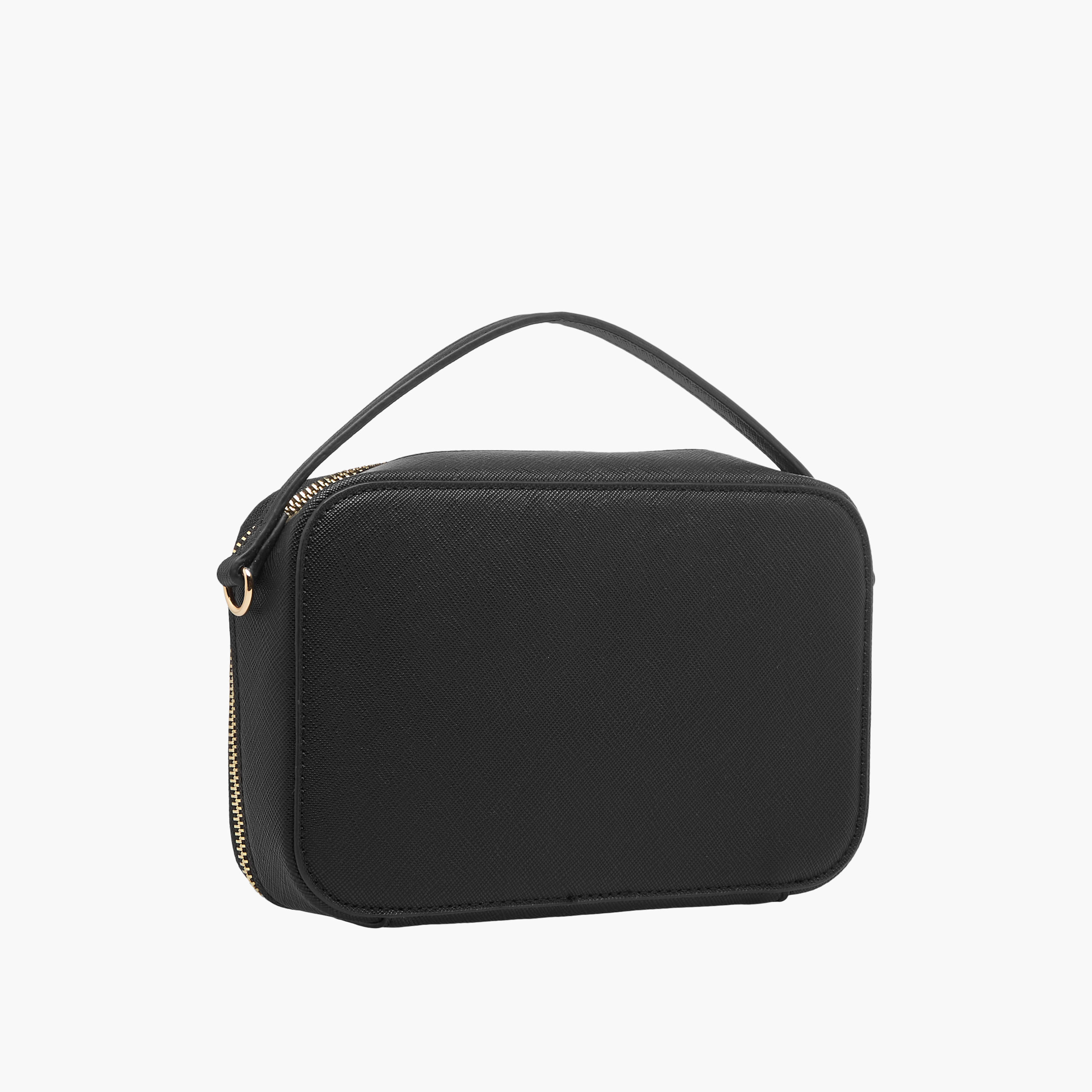 Flora Bella Textured Crossbody Bag with Chain Strap and Zip Closure-women-bagsandwallets-handbags-image-3
