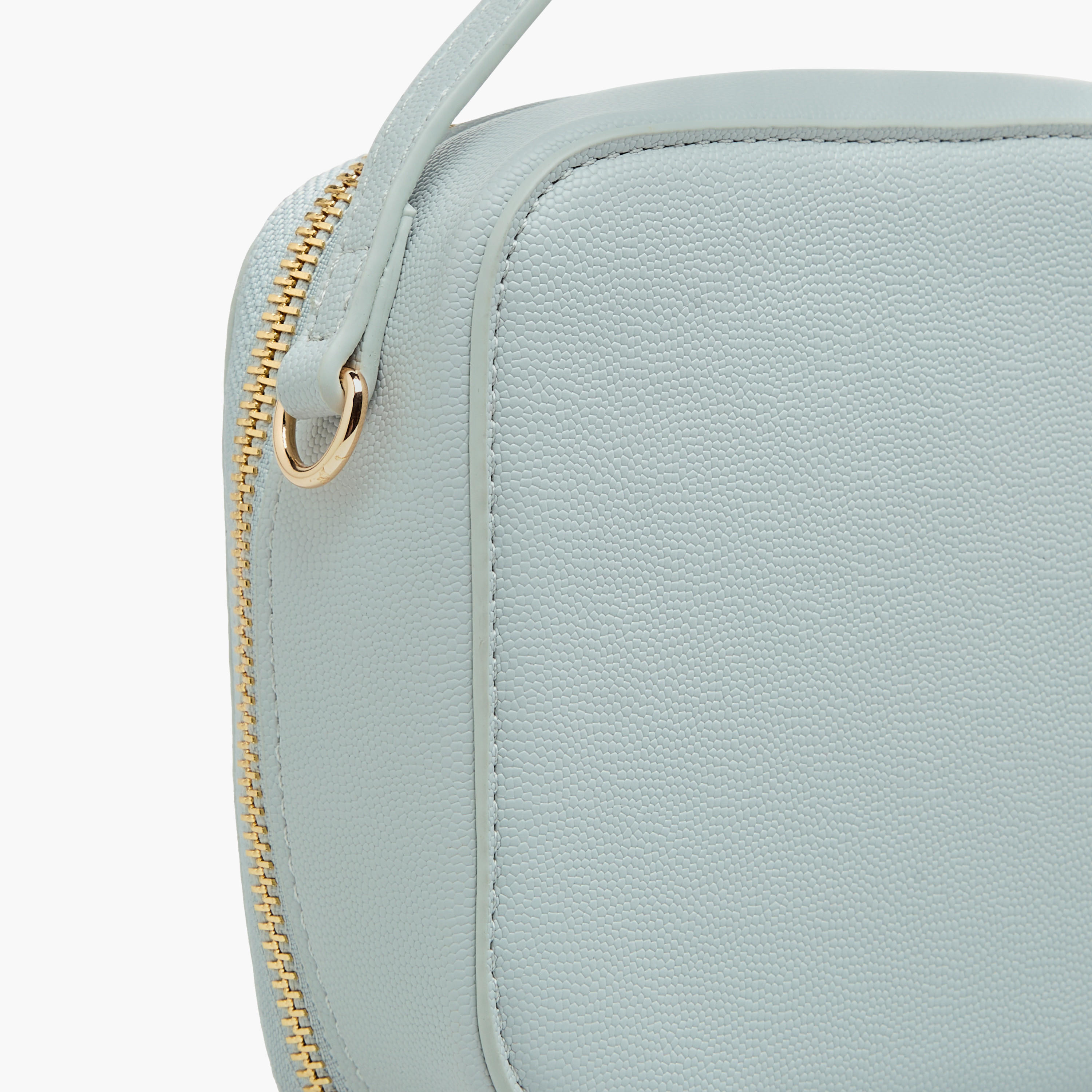 Flora Bella Textured Crossbody Bag with Chain Strap and Zip Closure-women-bagsandwallets-handbags-image-5