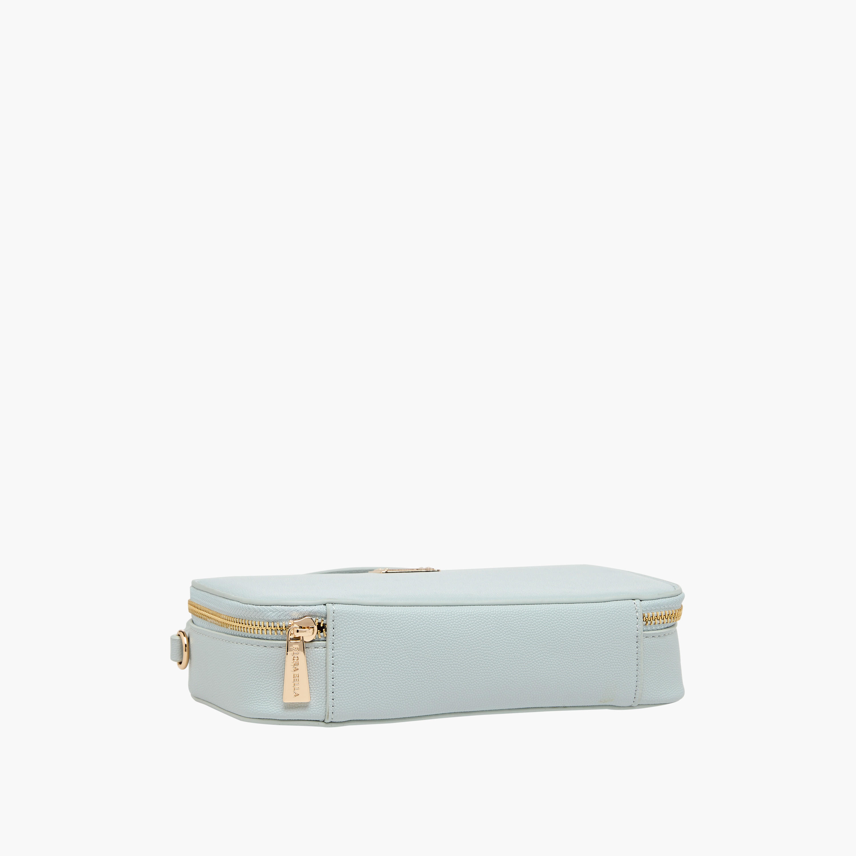 Flora Bella Textured Crossbody Bag with Chain Strap and Zip Closure-women-bagsandwallets-handbags-image-6