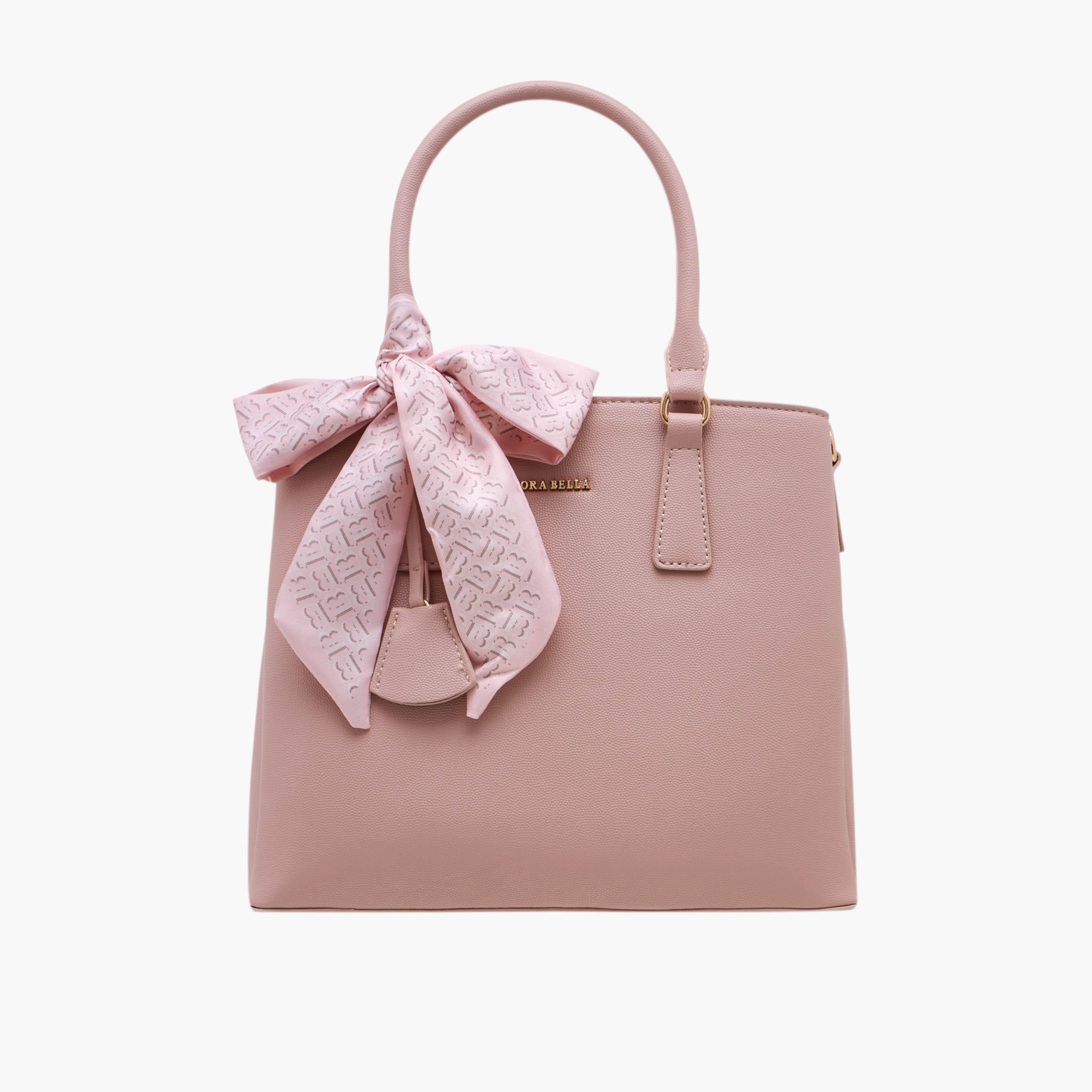 شنطة توتي بزينة وشاح ومقبض مزدوج وسحاب إغلاق من فلورا بيلا-women-bagsandwallets-handbags-image-3