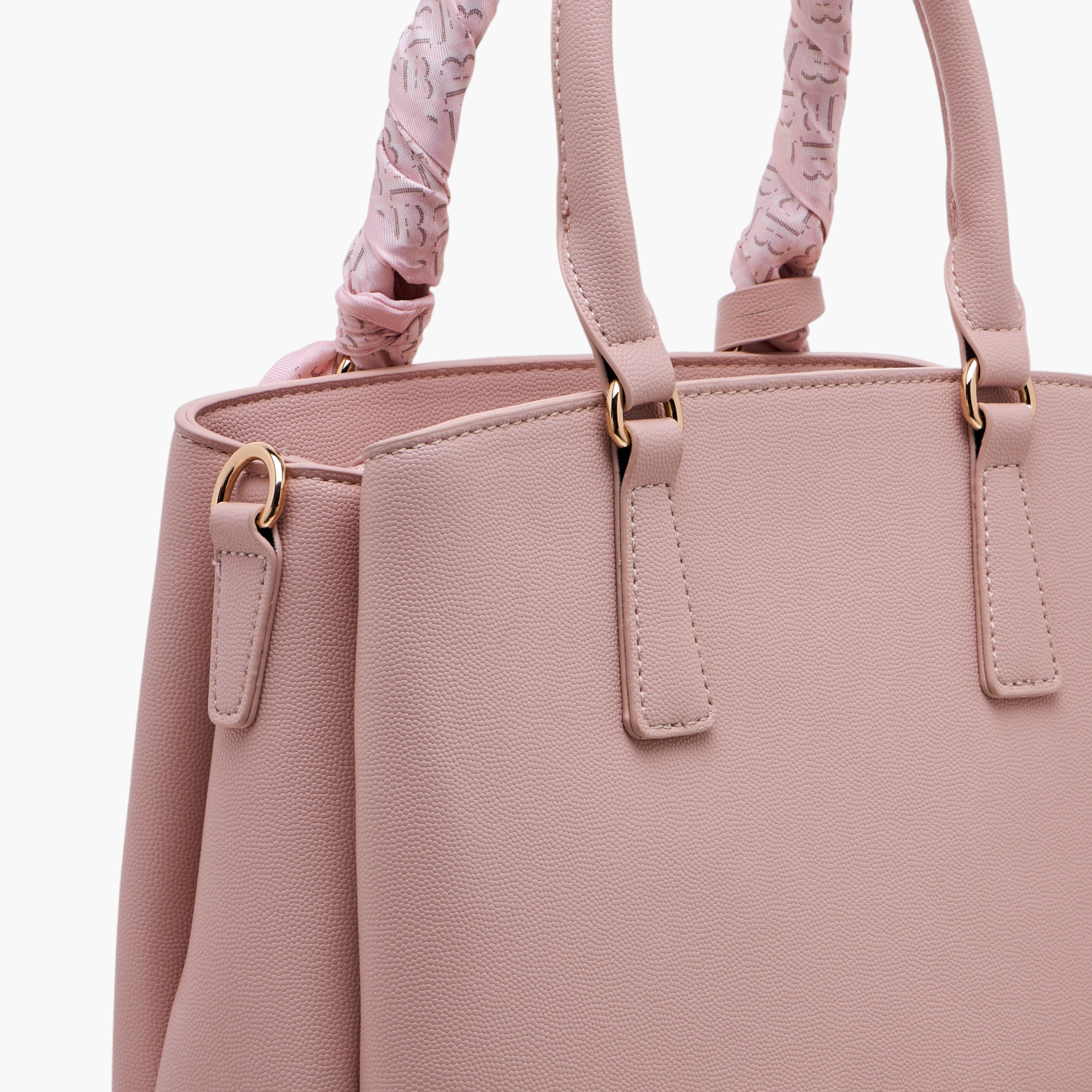 شنطة توتي بزينة وشاح ومقبض مزدوج وسحاب إغلاق من فلورا بيلا-women-bagsandwallets-handbags-image-6