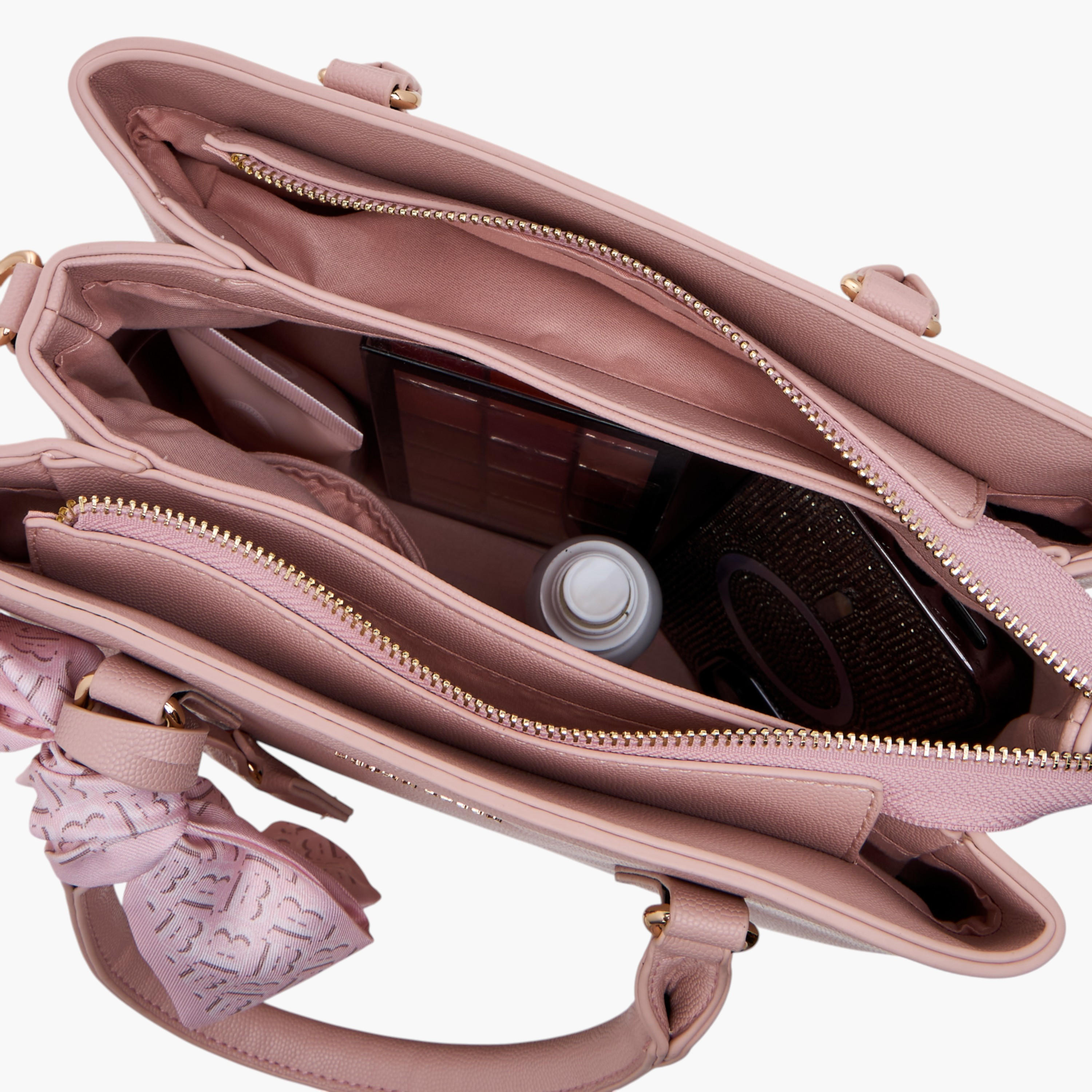 شنطة توتي بزينة وشاح ومقبض مزدوج وسحاب إغلاق من فلورا بيلا-women-bagsandwallets-handbags-image-8