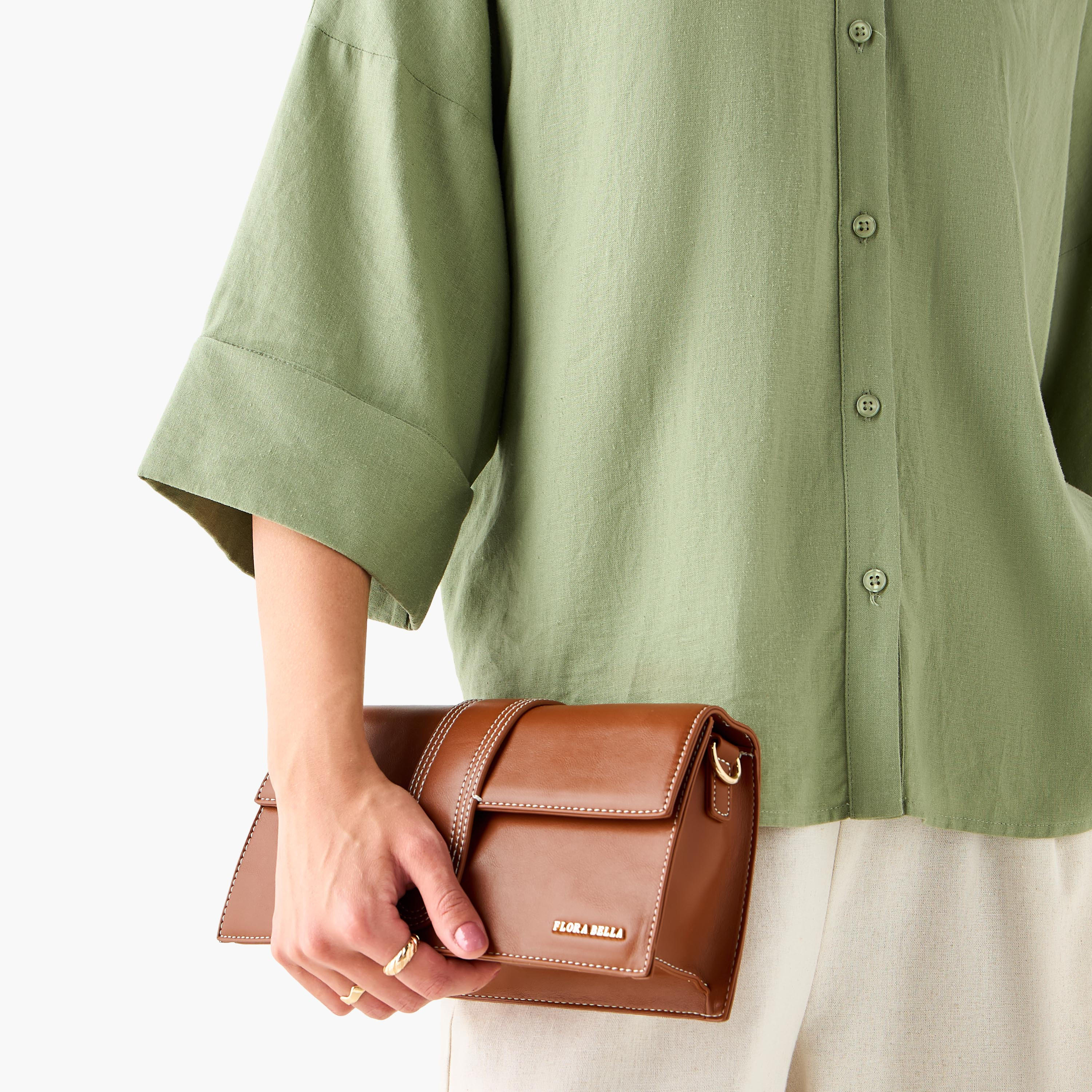 Flora Bella Solid Shoulder Bag with Detachable Strap-women-bagsandwallets-handbags-image-9