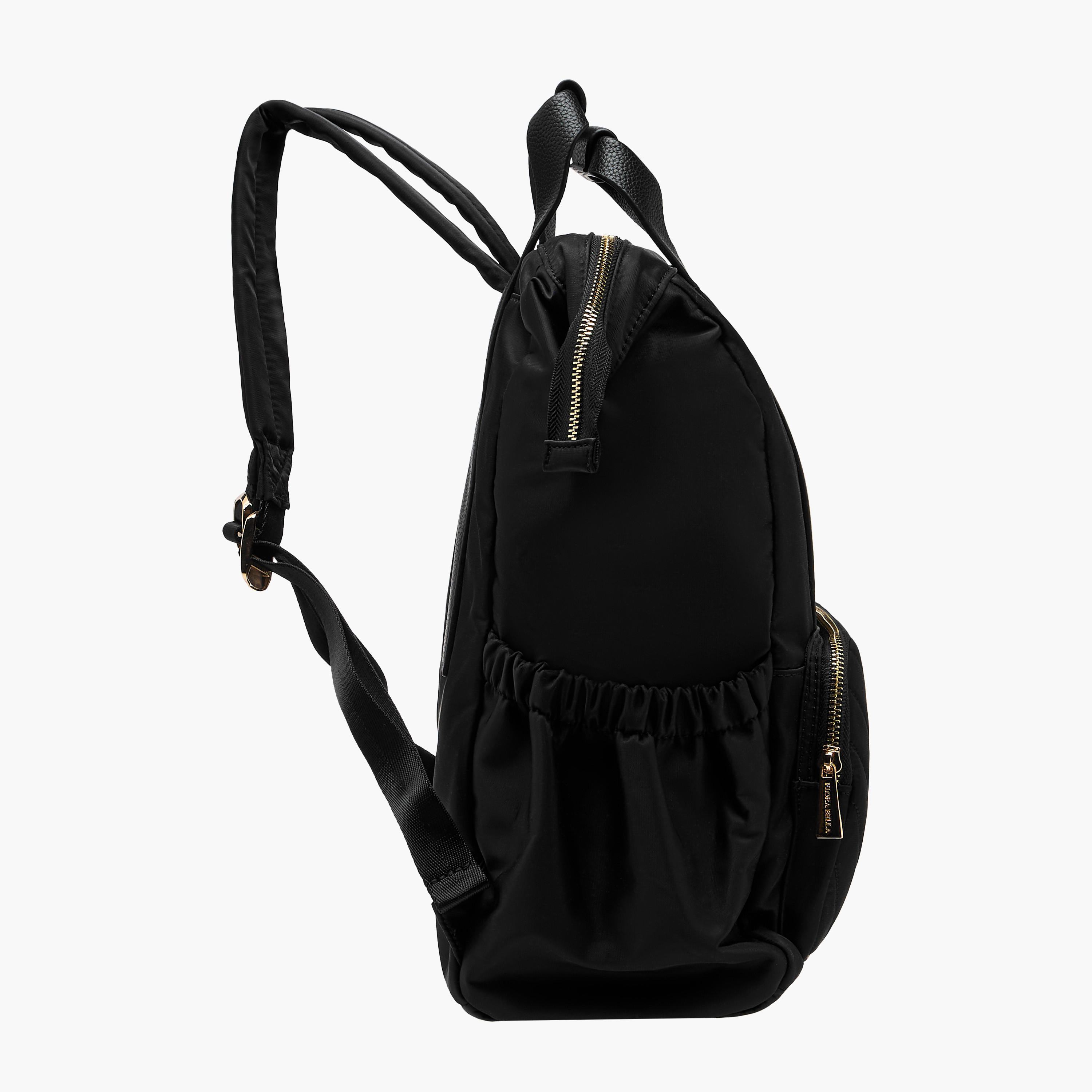 شنطة ظهر بارزة الملمس بأحزمة قابلة للتعديل وسحاب إغلاق من فلورا بيلا - 15x28x39 سم-men-bags-image-4