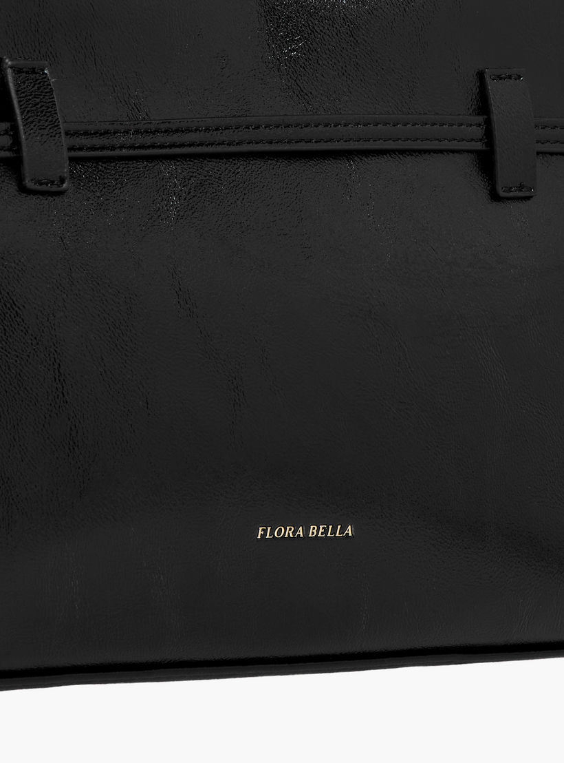 Flora Bella Solid Tote Bag with Buckle Accent and Zip Closure-women-bagsandwallets-handbags-image-6