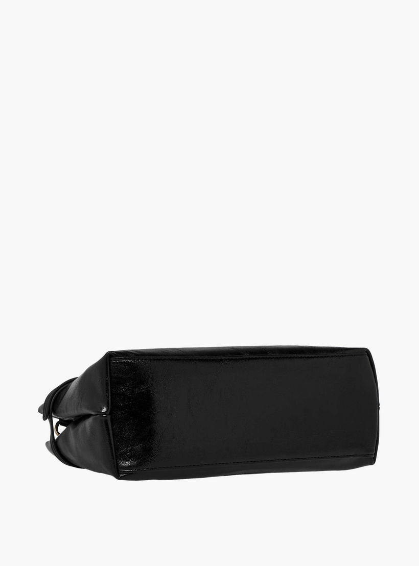 Flora Bella Solid Tote Bag with Buckle Accent and Zip Closure-women-bagsandwallets-handbags-image-7